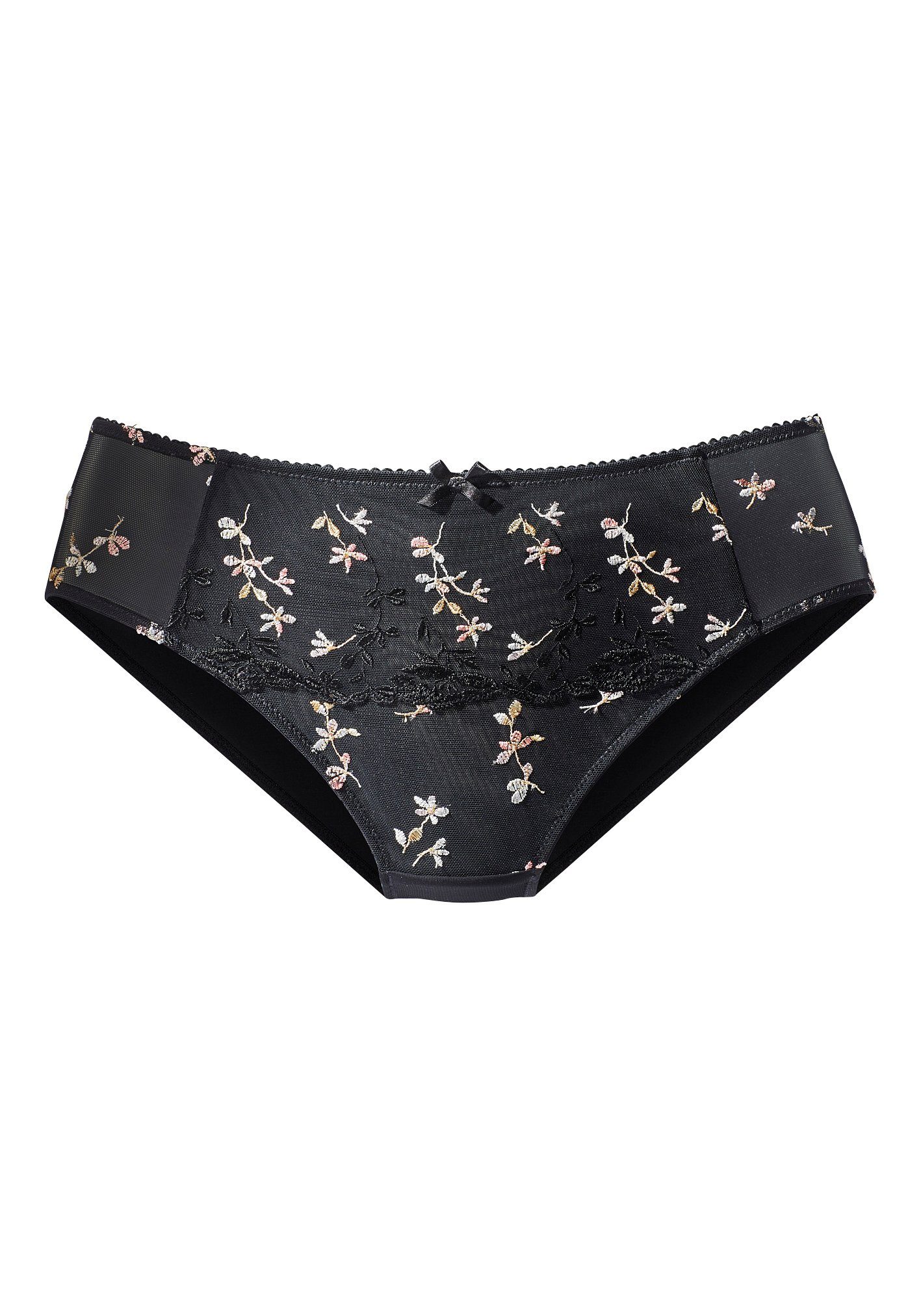 Nuance Slip met fijne borduursel-kant in bloemige look