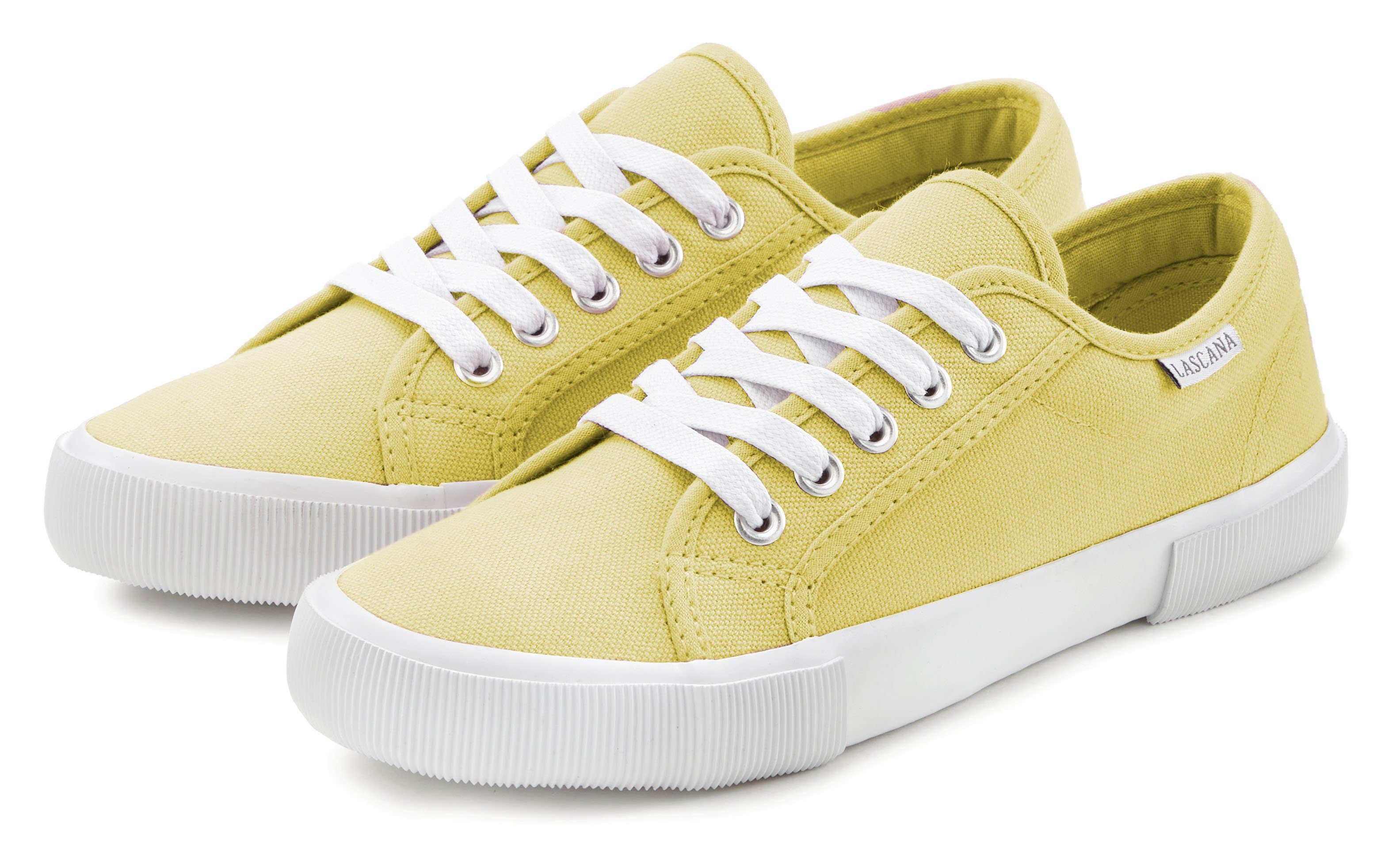 Lascana Sneakers van textiel, veterschoen, vrijetijdsschoen