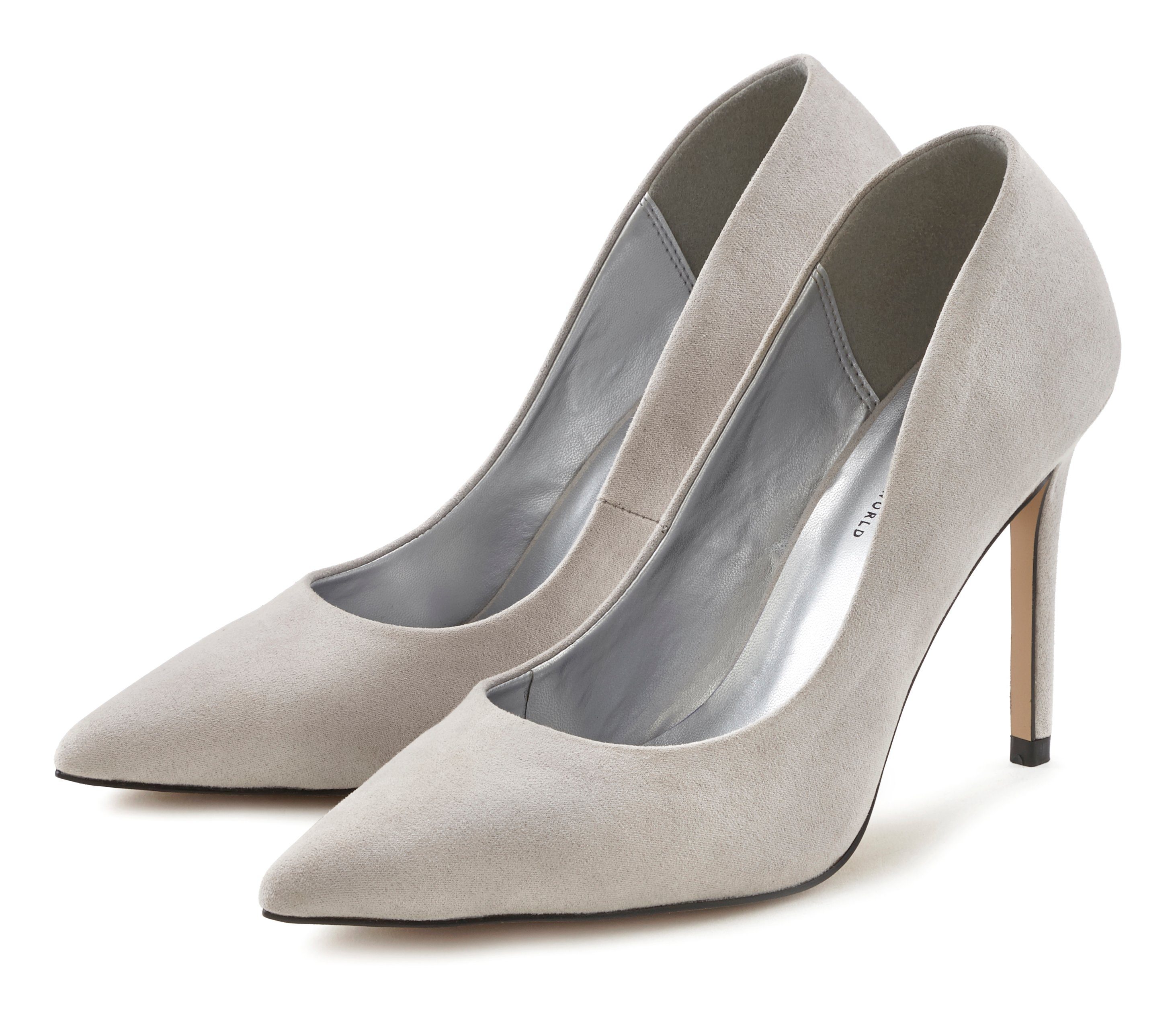 Lascana Highheel-pumps High heel, lage schoen in spitse vorm en modieuze look