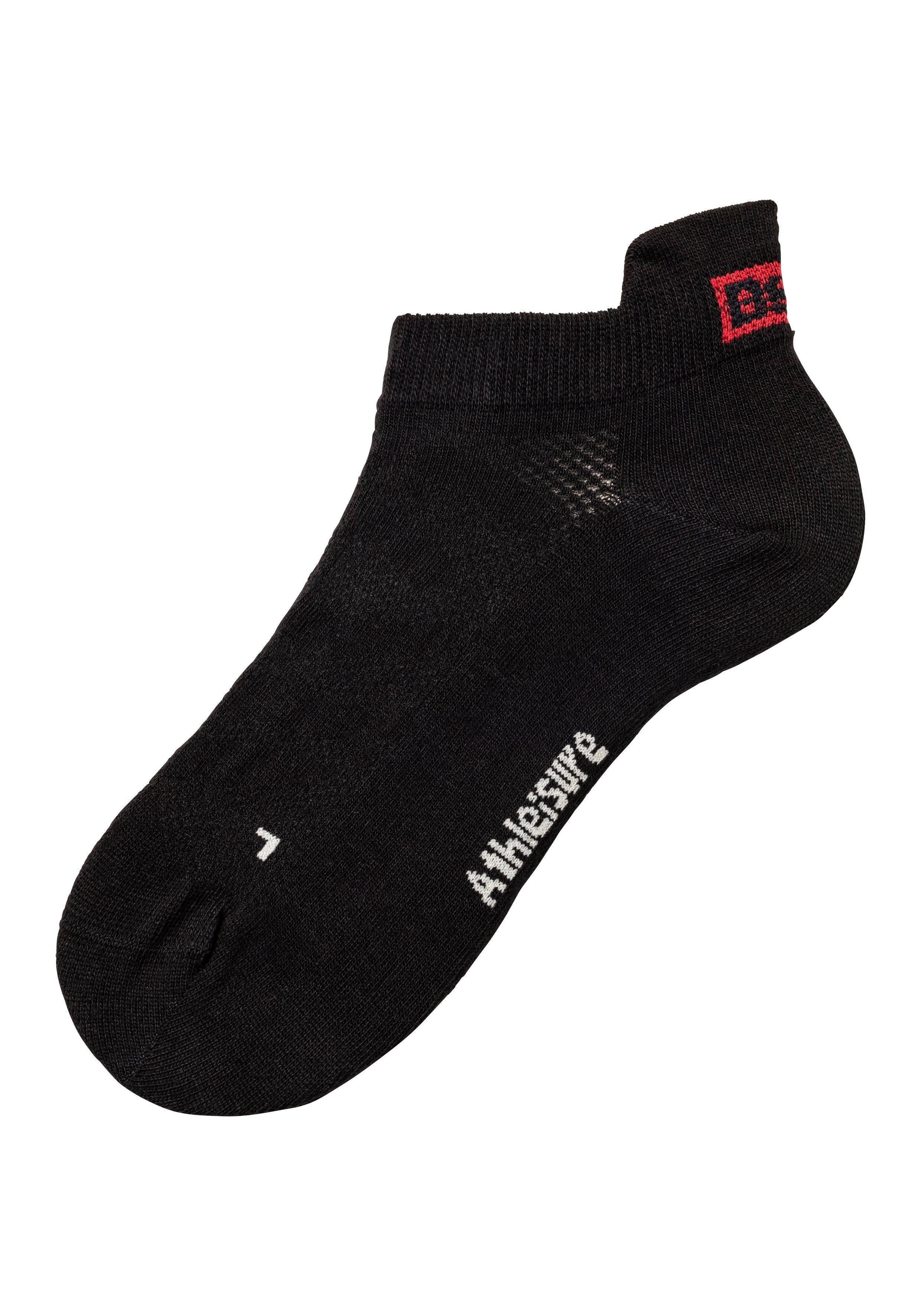 Bench. Sneakersokken met ventilatiekanalen in netstructuur (set, 6 paar)