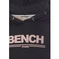 bench. hoodie met logoprint zwart