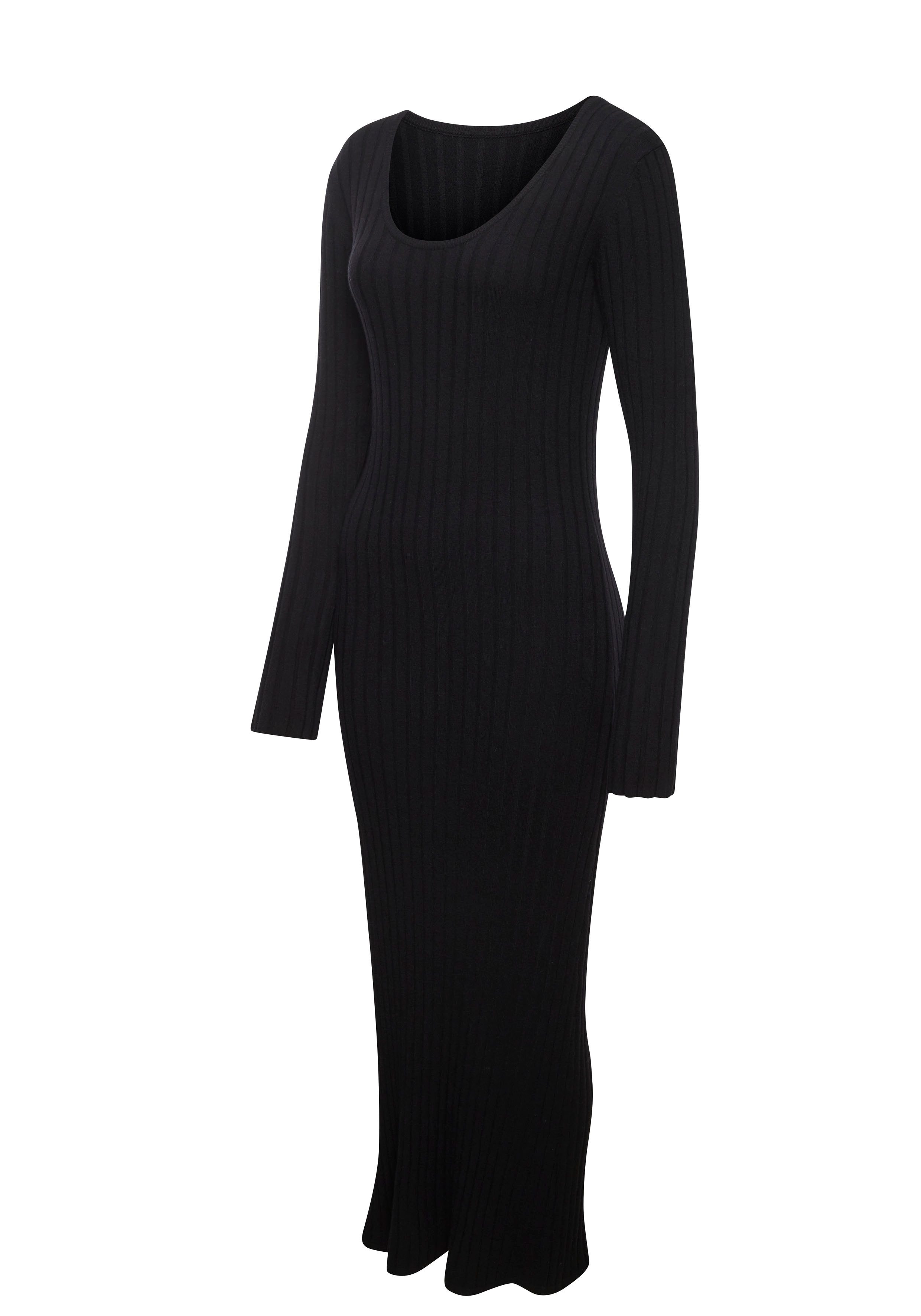French Connection Gebreide jurk met licht uitlopende mouwen, loungewear