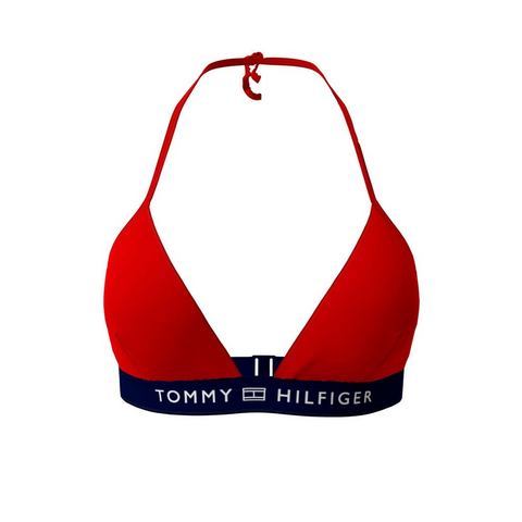 Tommy Hilfiger Swimwear Triangel-bikinitop met logoband