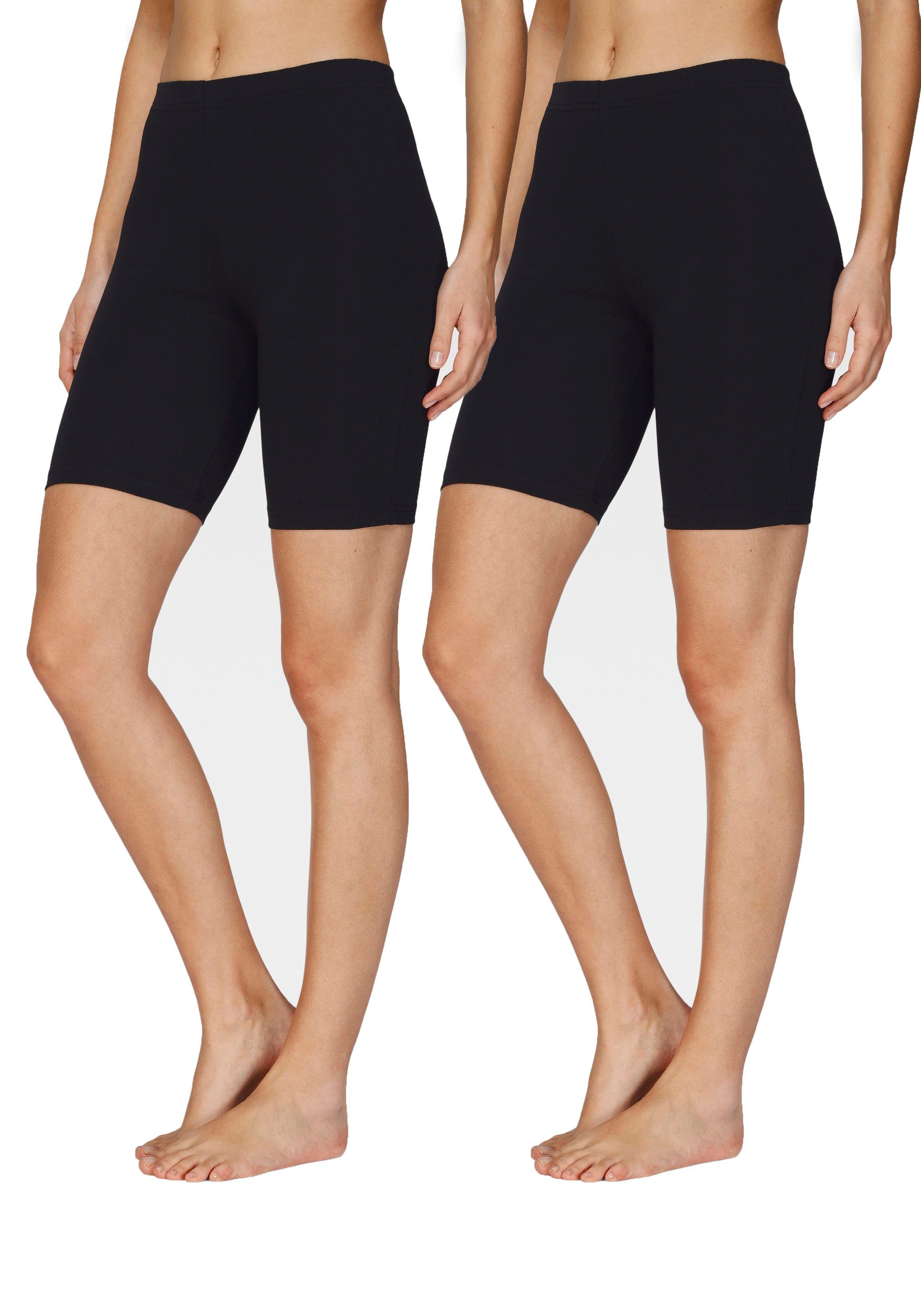 vivance active Fietsbroekje met rubberen tailleband, loungewear (Set van 2)