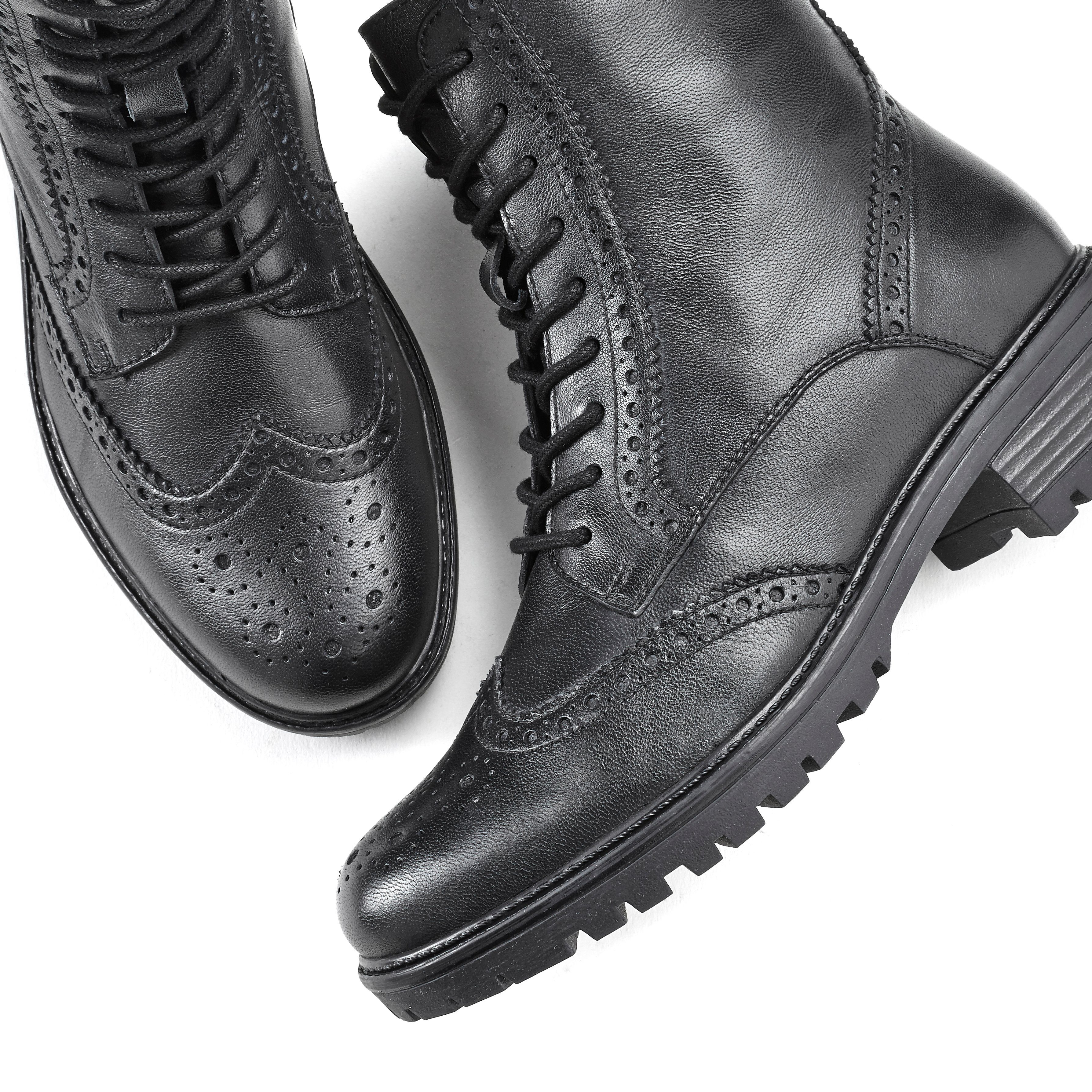 Lascana Veterschoenen Veterschoen, enkellaarsjes, leer, veters en rits
