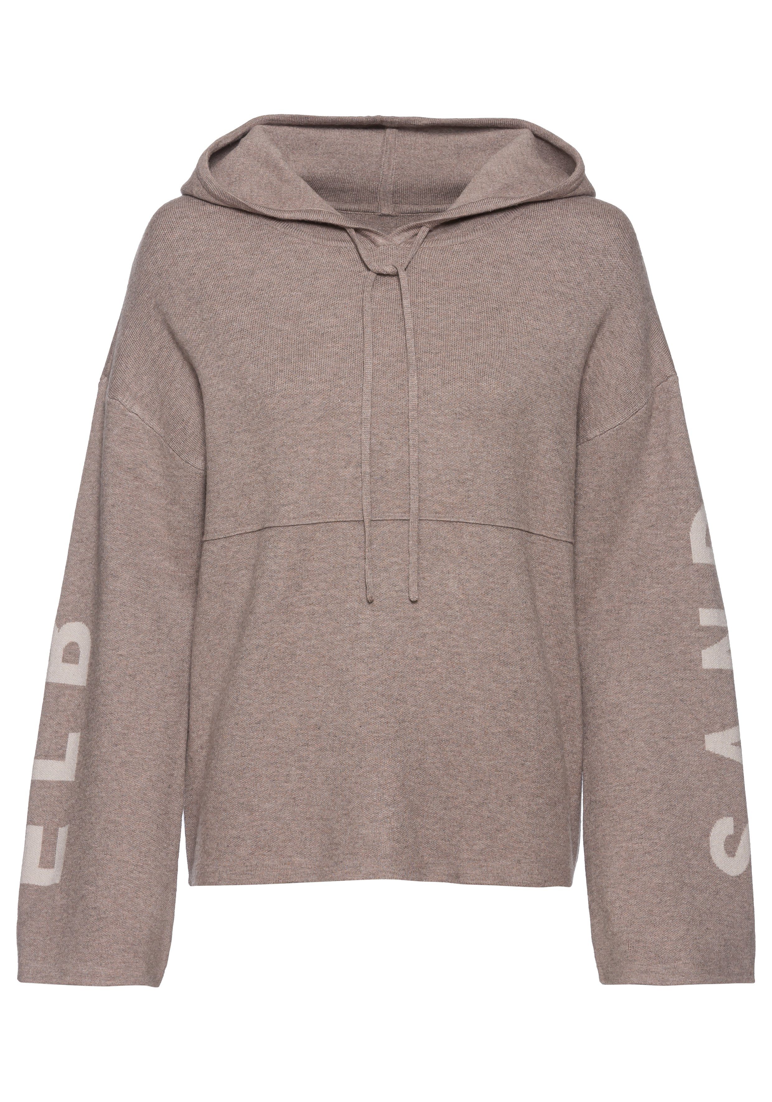 Elbsand Hoodie Gebreide trui met ingebreid logo, loungewear