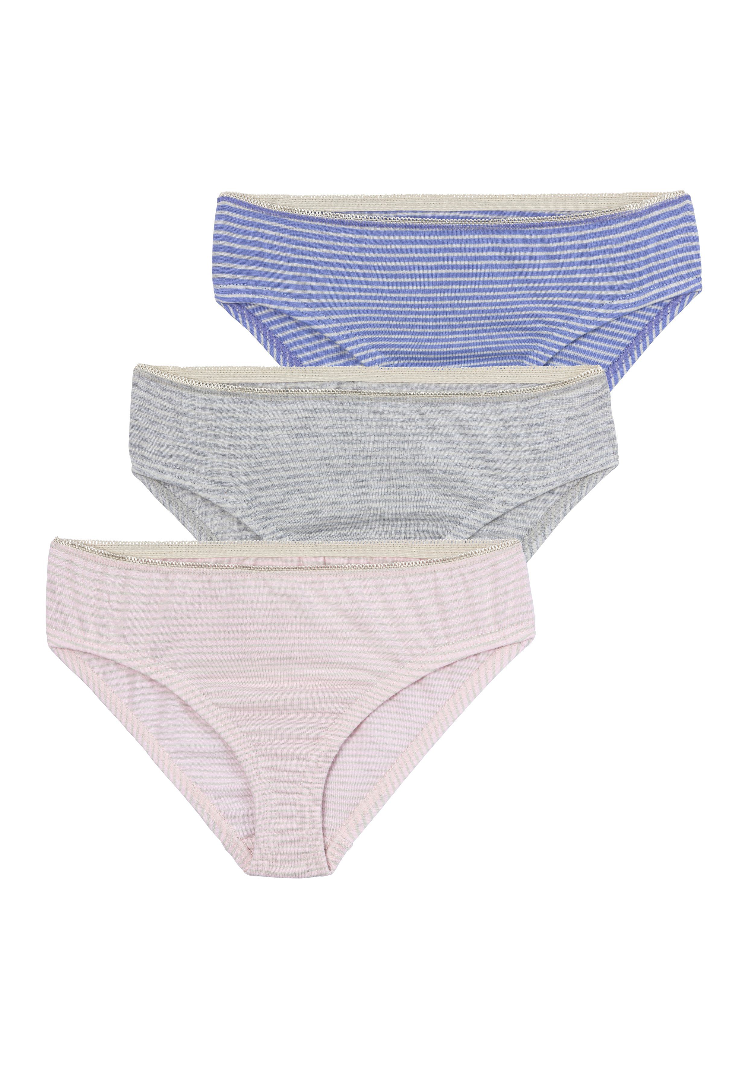 Vivance Bikinibroekje in streepdesign (set, 3 stuks)