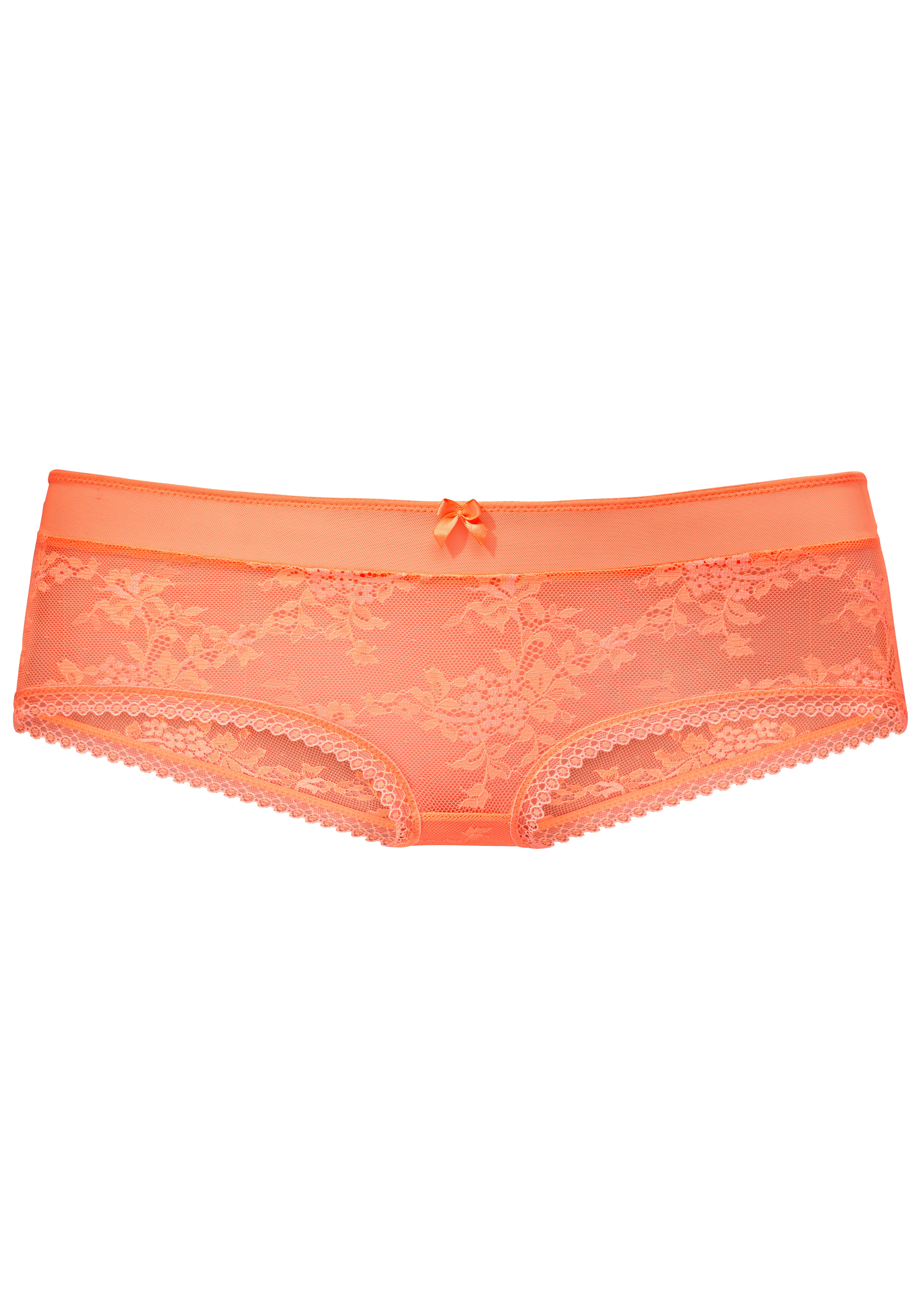 Lascana Hipster van jacquard-kant met bloemetjes