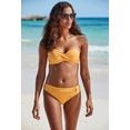s.oliver red label beachwear beugelbikinitop in bandeaumodel rome in wikkellook geel
