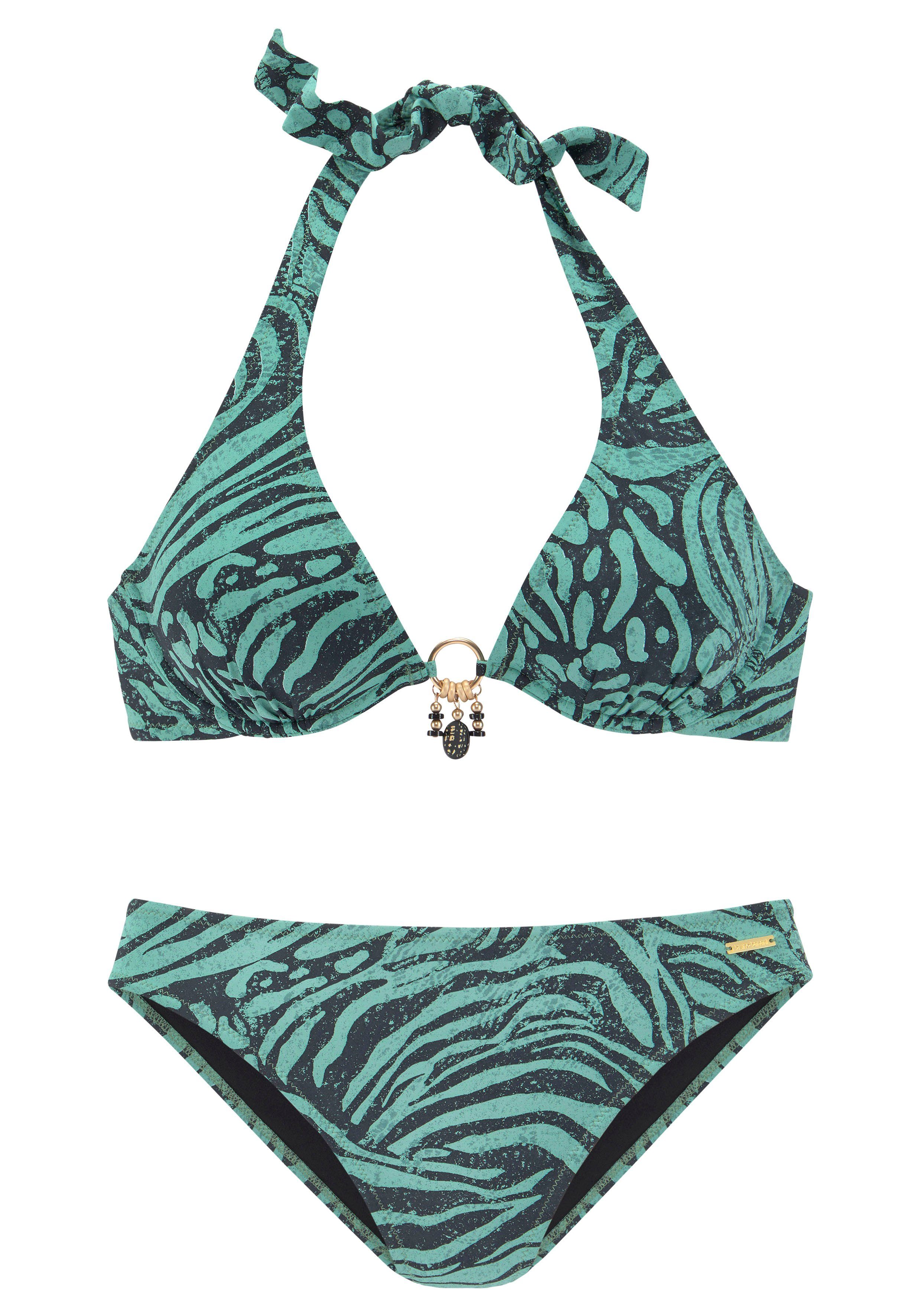 Bruno Banani Beugelbikini in trendy animal-print