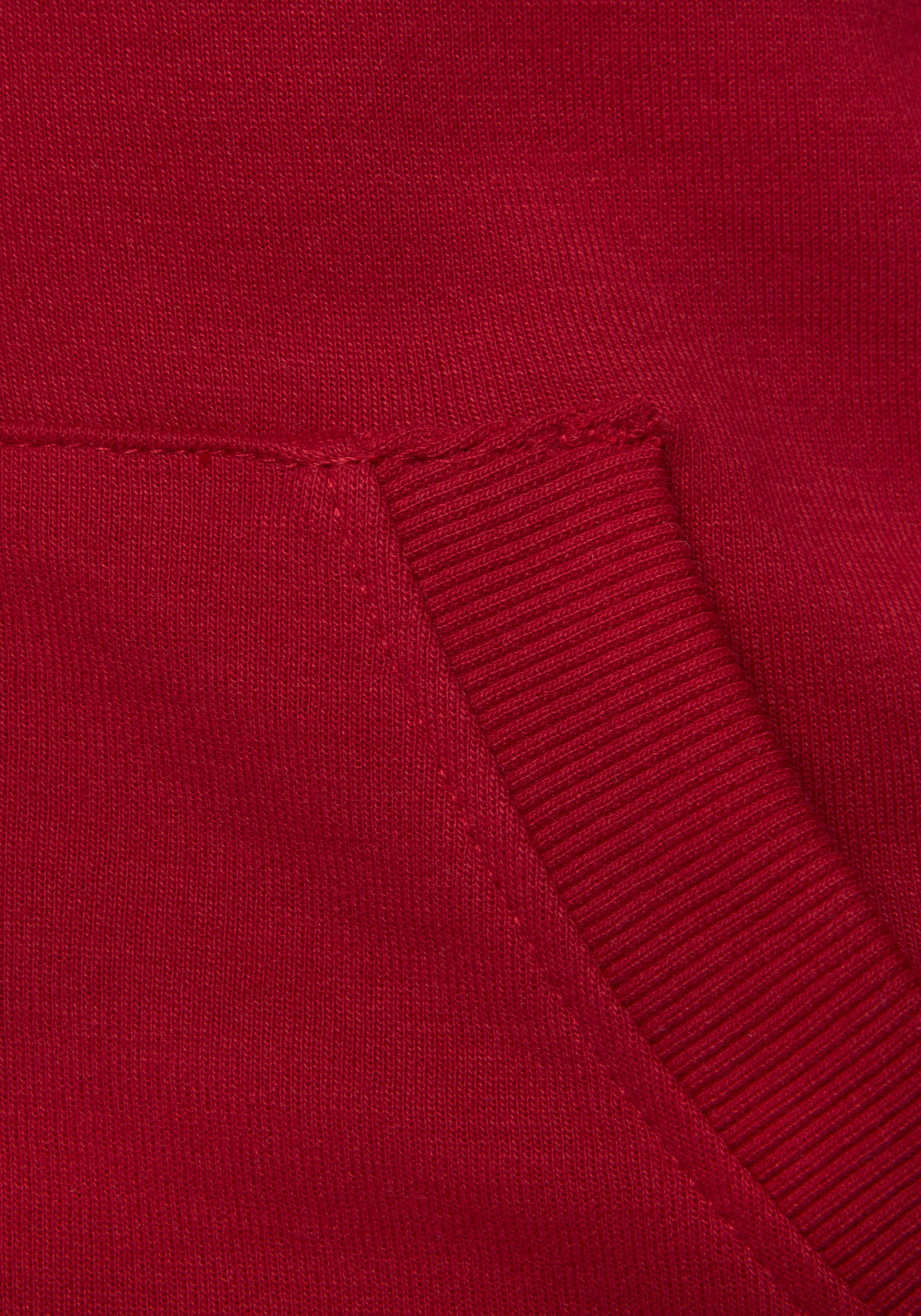 H.I.S Capuchonsweatvest Loungejack met capuchon en zijzakken, loungewear