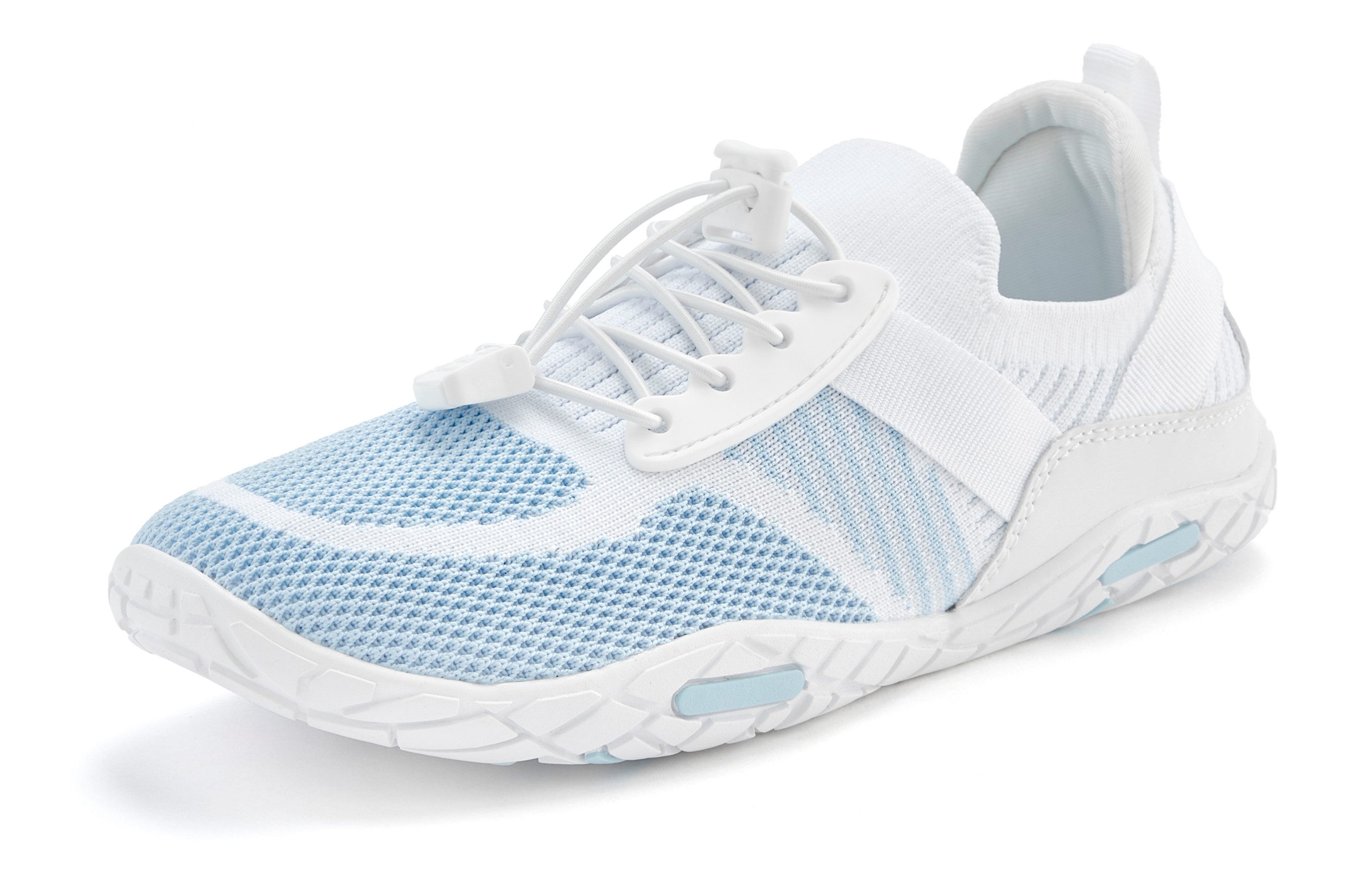 Lascana Sneakers Vrijetijdsschoen, lage schoen superlicht, platte flexibele zool VEGAN