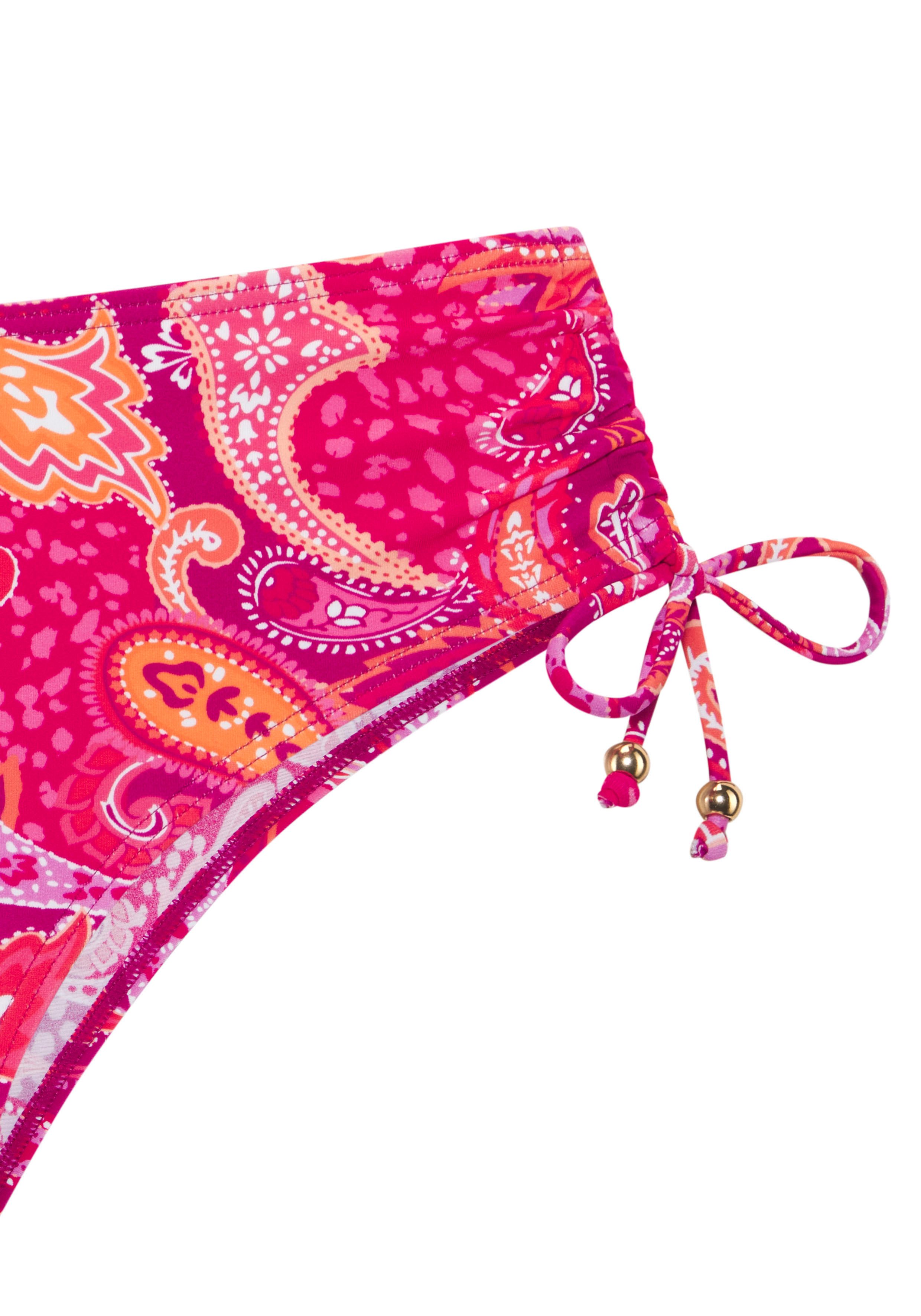 Vivance Bikinibroekje Pretty zijdelings verstelbaar en met modieus paisley patroon