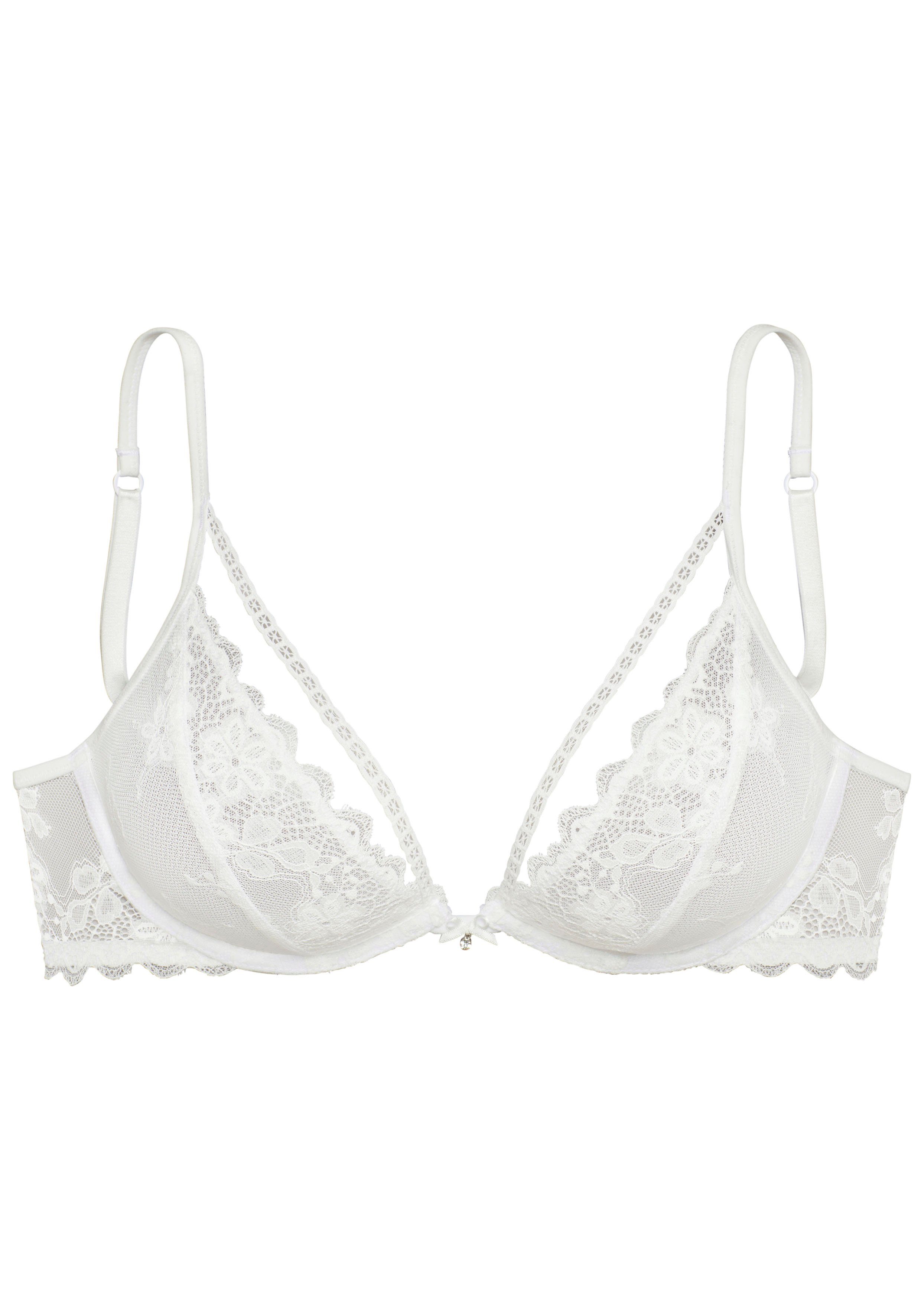 Vivance Beugel-bh met fijn sierband bij de decolleté, van jacquardkant, sexy lingerie