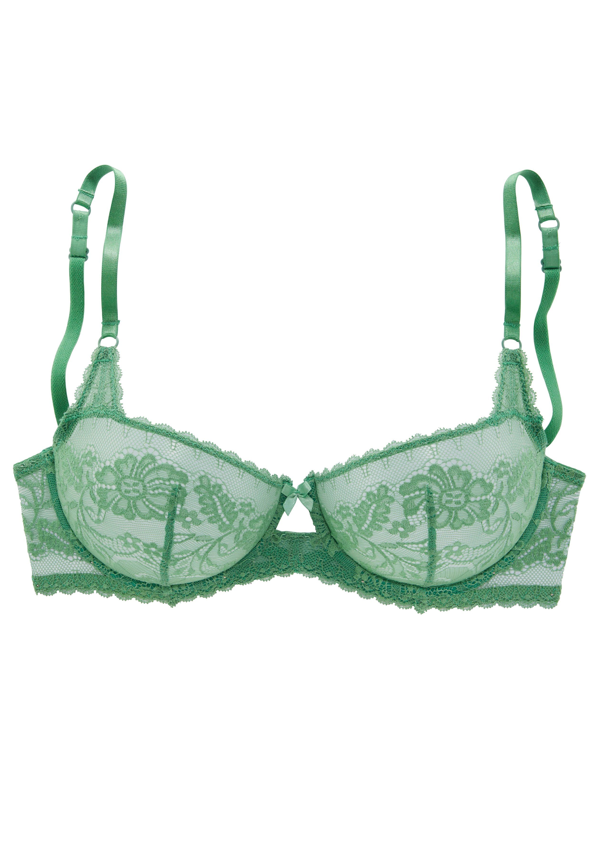 Lascana Beugel-bh Daisy met beugel van bloemige kant, in balconnet-snede, sexy lingerie