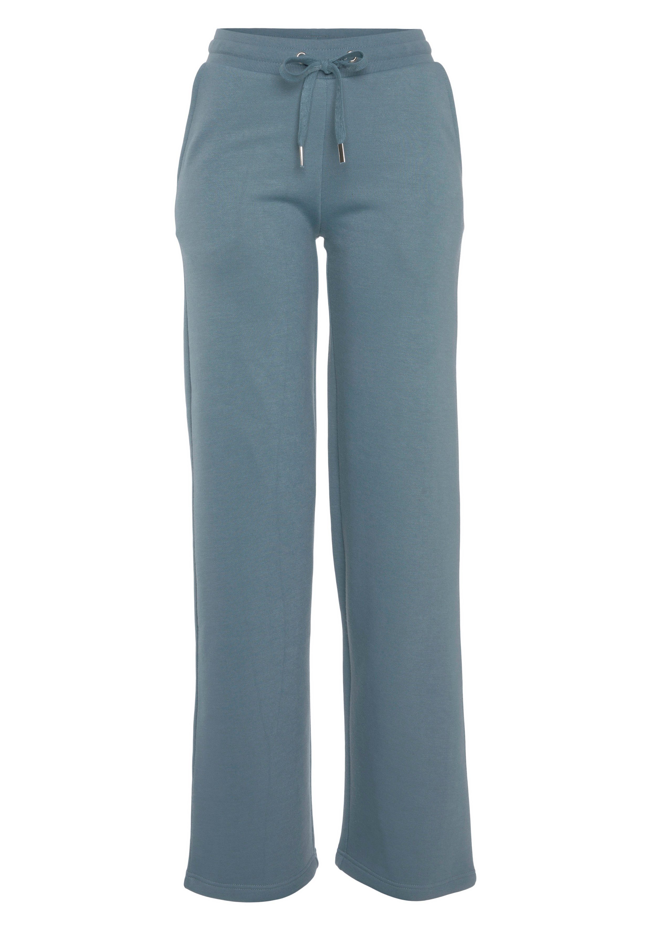 Vivance Relaxbroek -Loungebroek met brede pijpen en van ultra-zachte sweatkwaliteit, loungewear