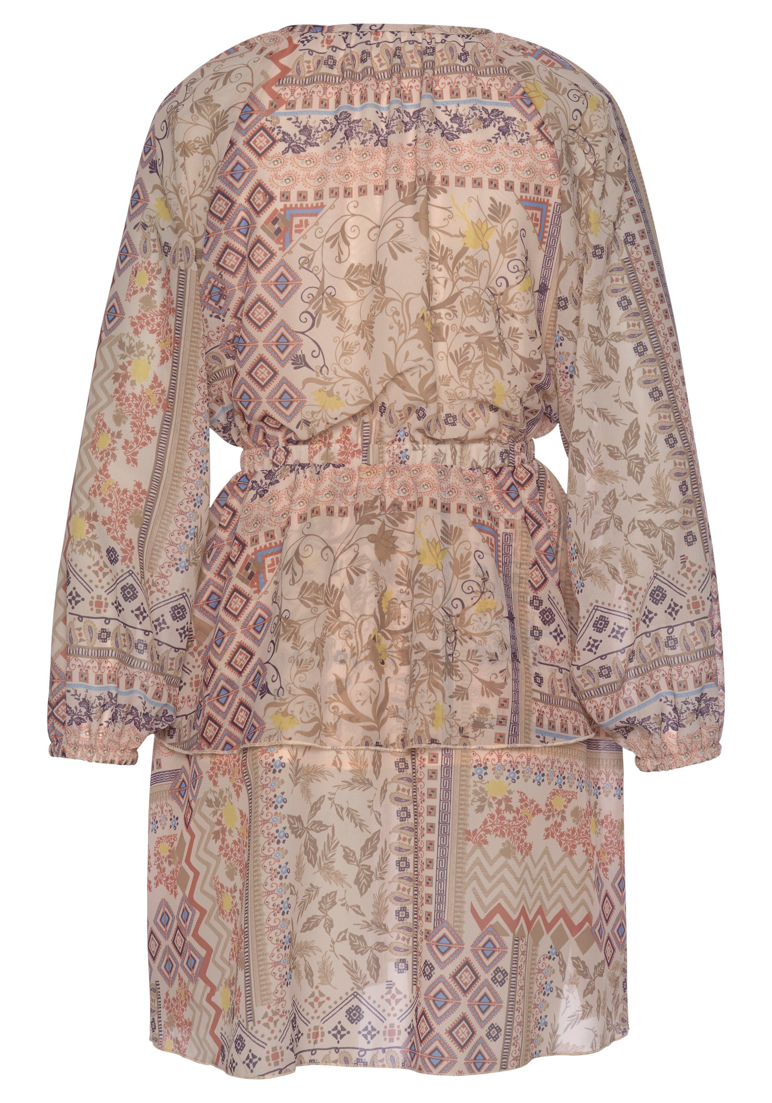 Lascana Chiffon jurk met volant
