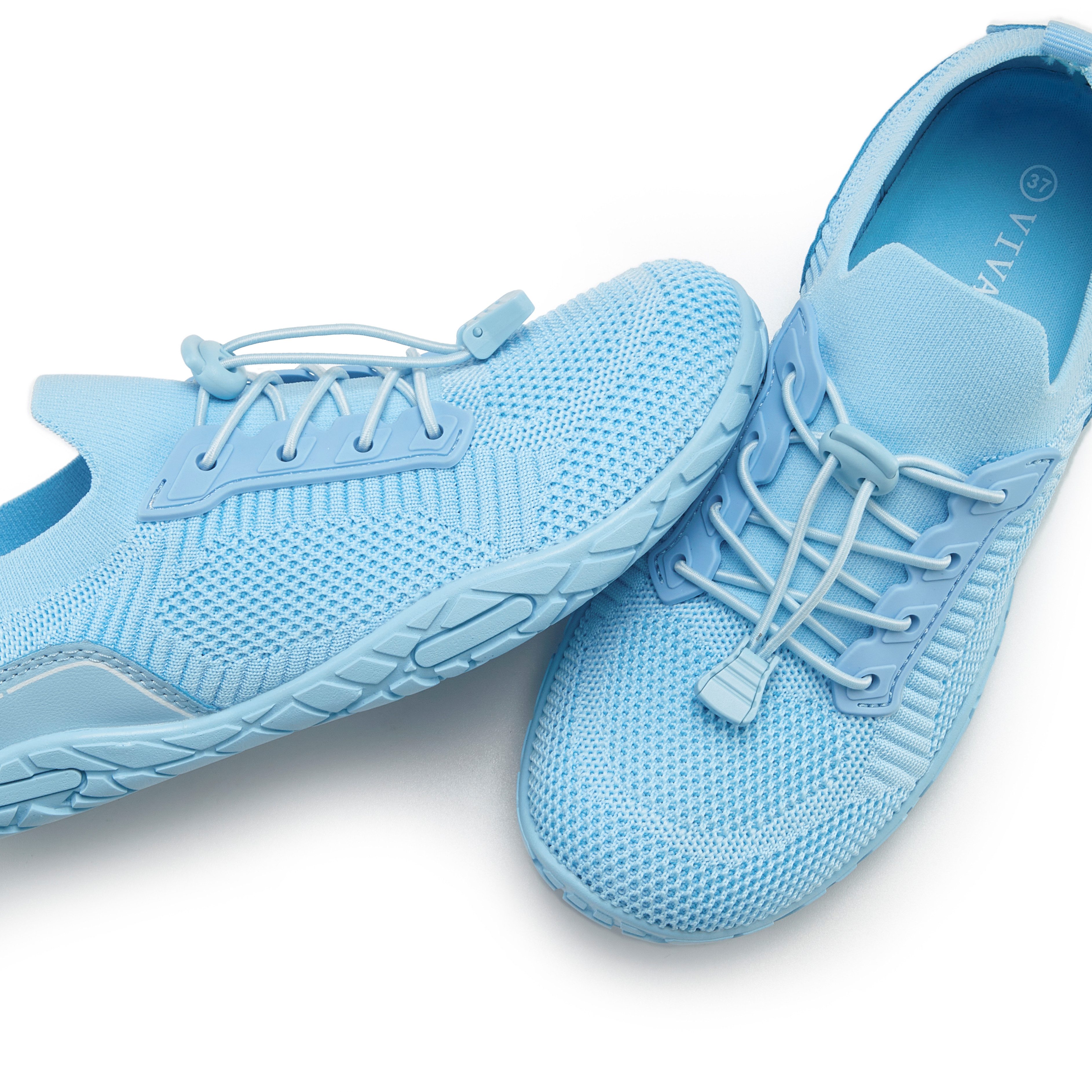 Vivance Sneakers Halfschoen, vrijetijdsschoen met koord en elastische veters vegan