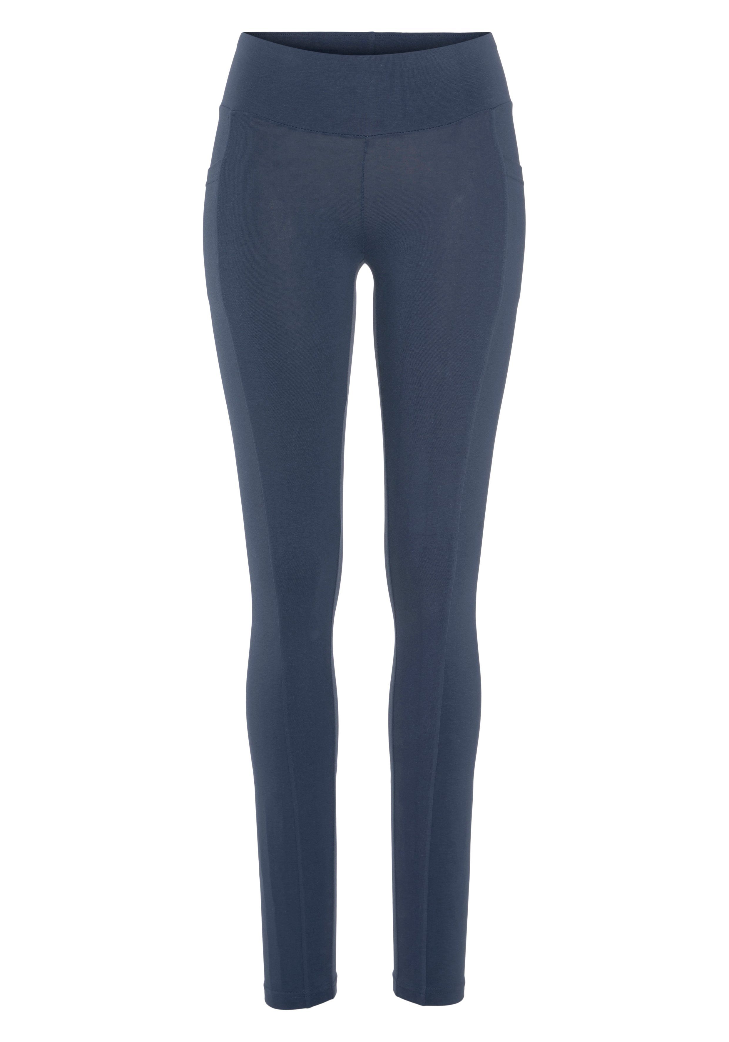 Vivance Legging met twee telefoontasjes mix & match maat 40/42 blauw