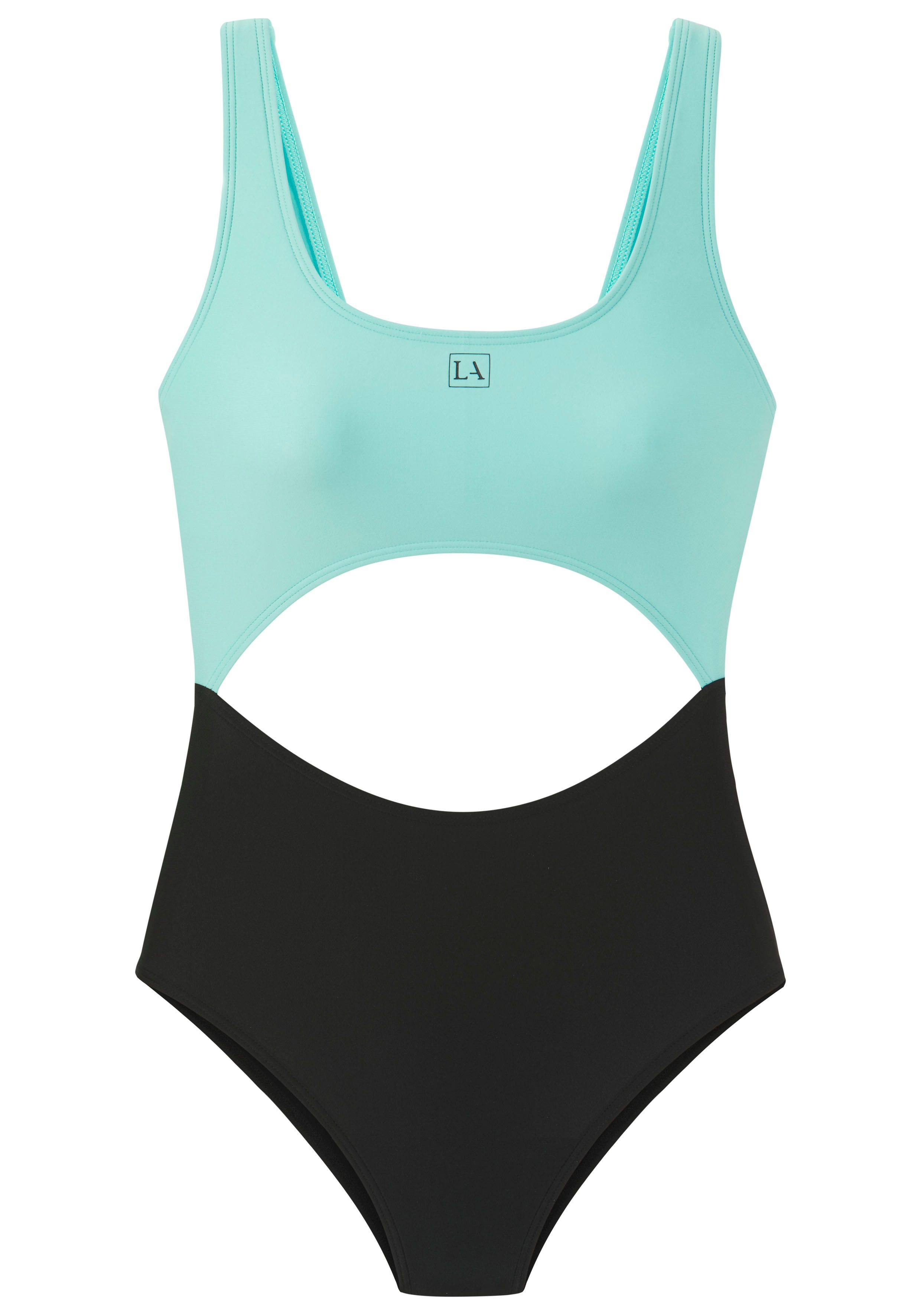active by Lascana Badpak met modieuze cut out
