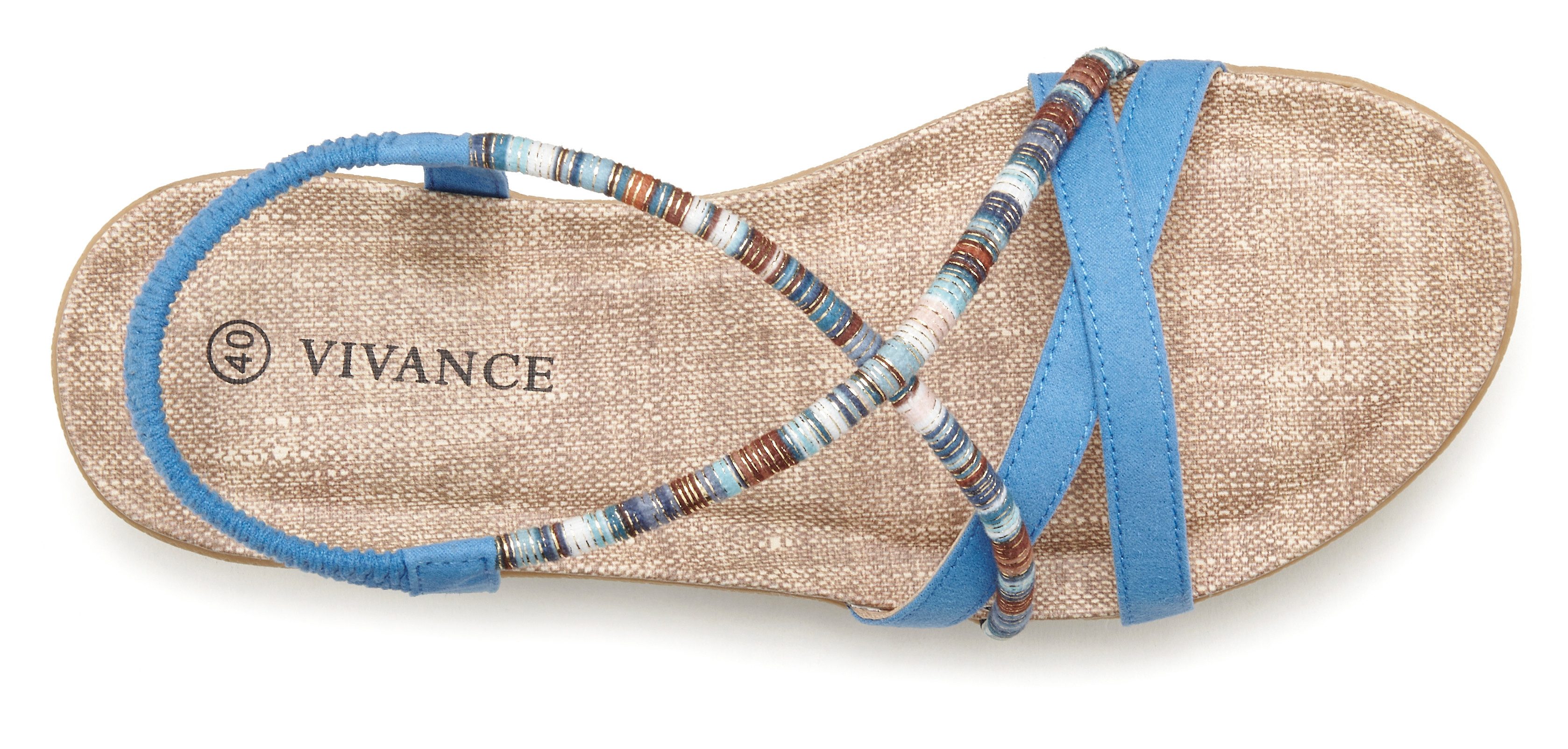 Vivance Sandalen Zomerschoen met subtiele sierdetails, sandaal, zomerschoen vegan