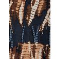 buffalo maxi-jurk met bandjes die gestrikt kunnen worden blauw