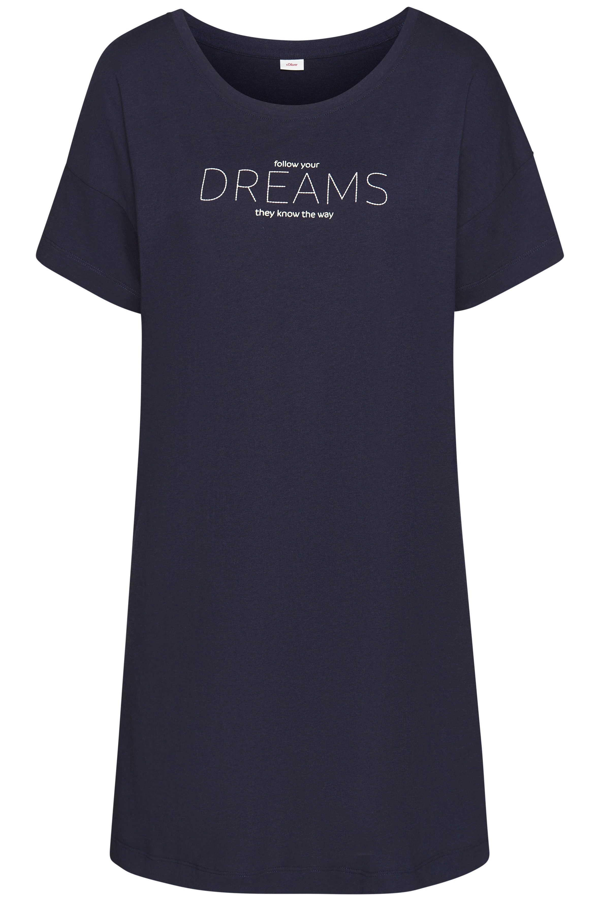s.Oliver RED LABEL Beachwear Nachthemd met frontprint