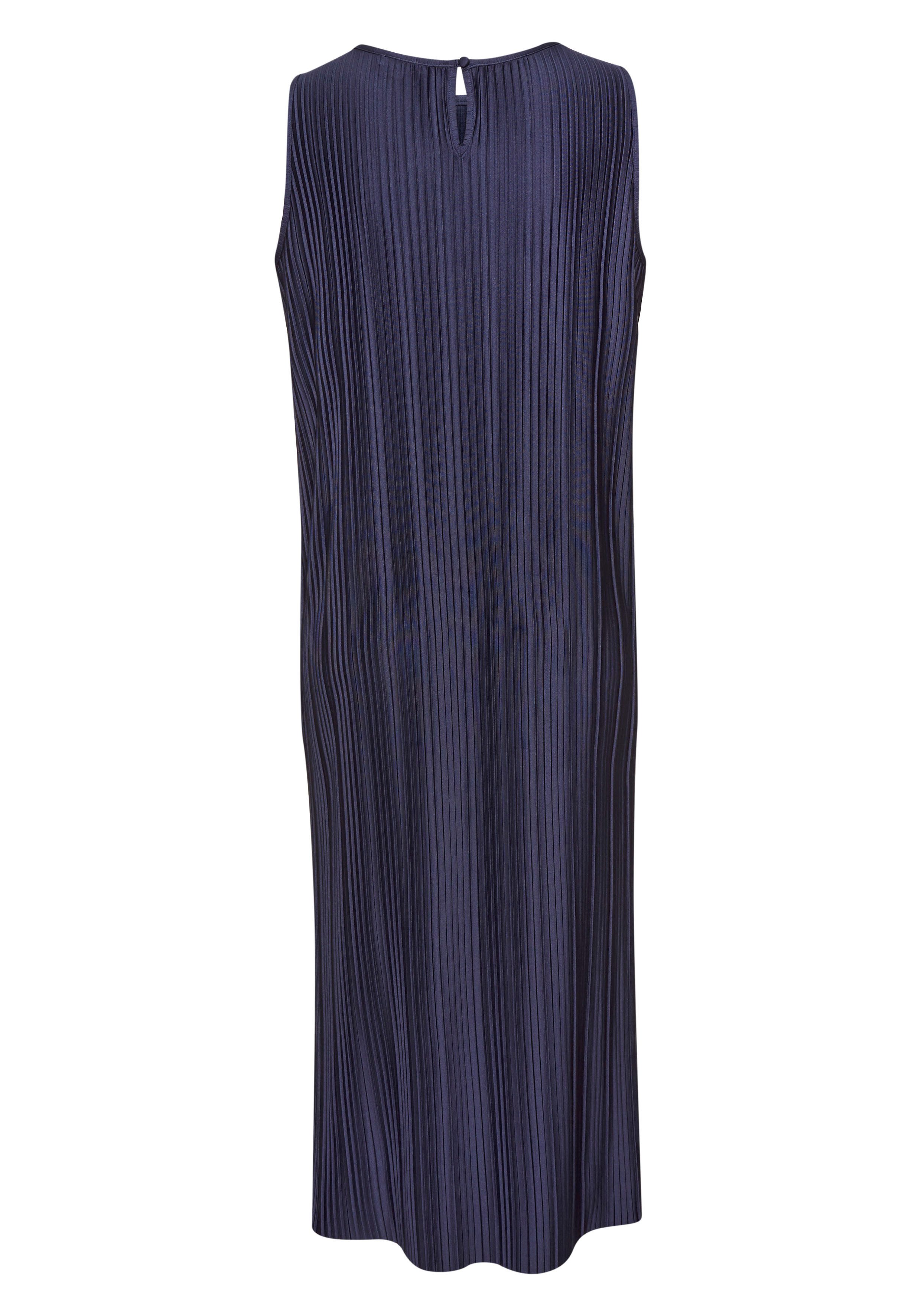 Lascana Plisséjurk in midilengte, jurk met bandjes, zomerjurk