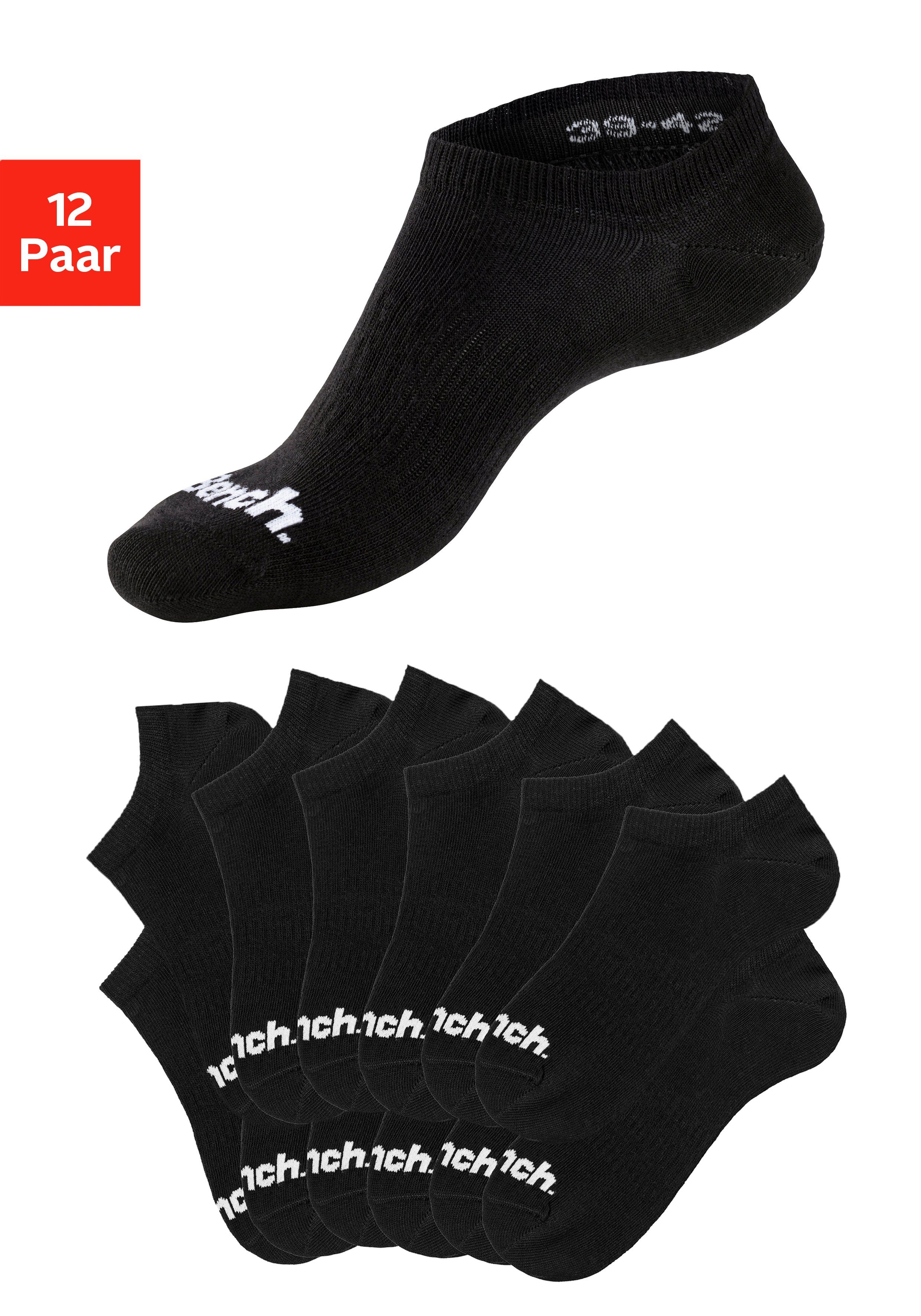 Bench. Sportsokken Sneakersokken verdwijnen in de schoen (set, 12 paar)