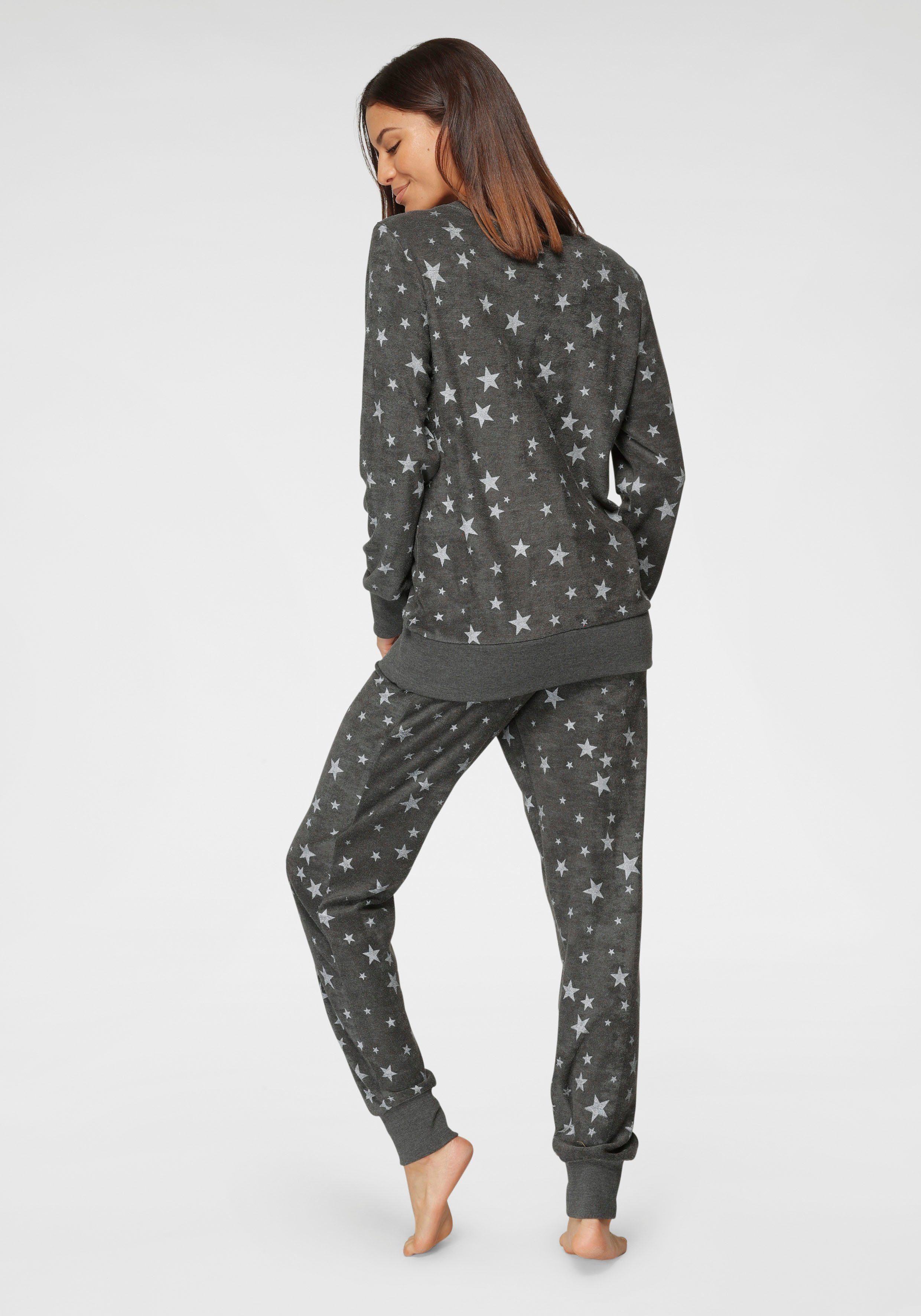 Vivance Dreams Pyjama met print all-over (2-delig, 1 stuk)