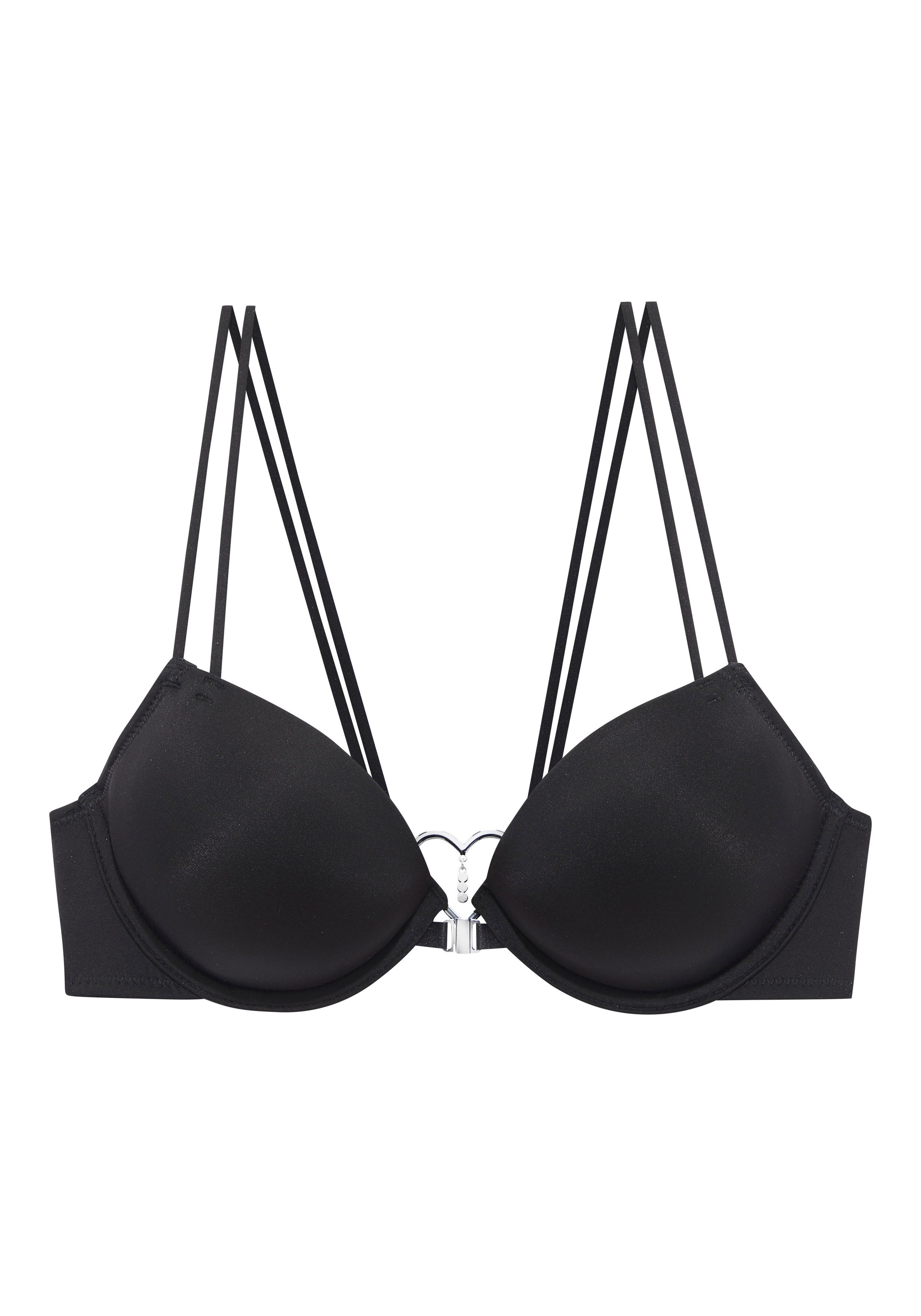 Lascana Push-up-bh met bijzondere strasachterkant voor diepe ruglijn, sexy ondergoed