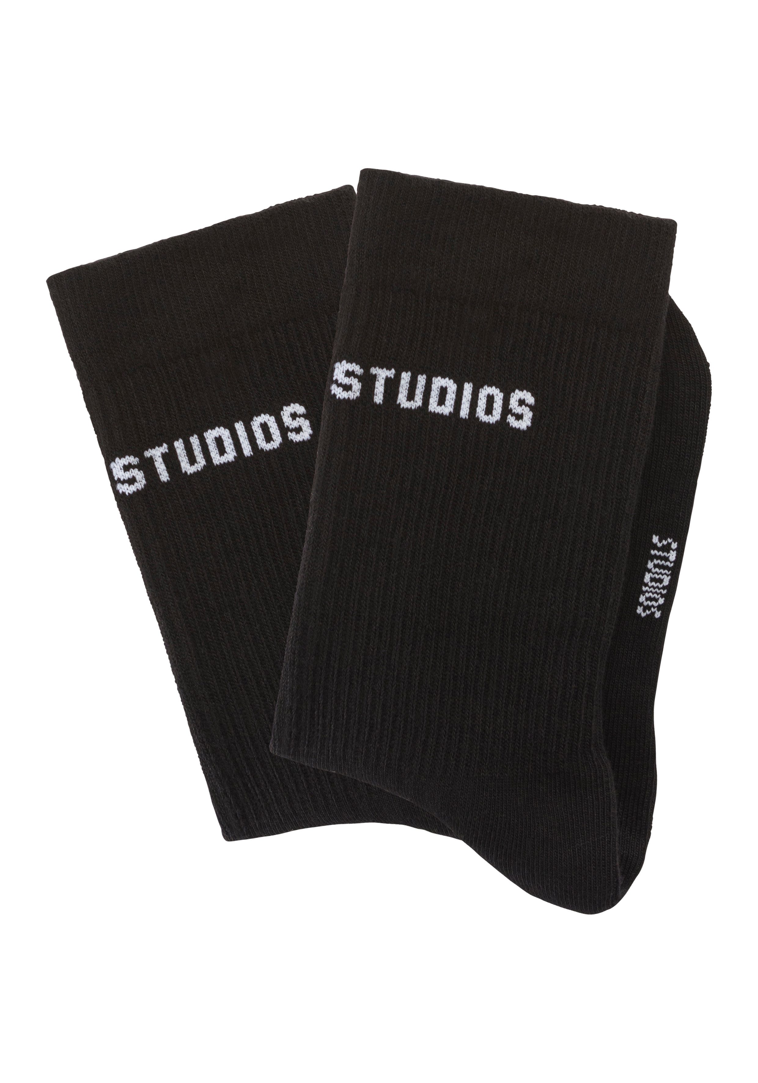 Copenhagen Studios Tennissokken zonder frotté (set, 2 paar) heren maat 39-42 zwart
