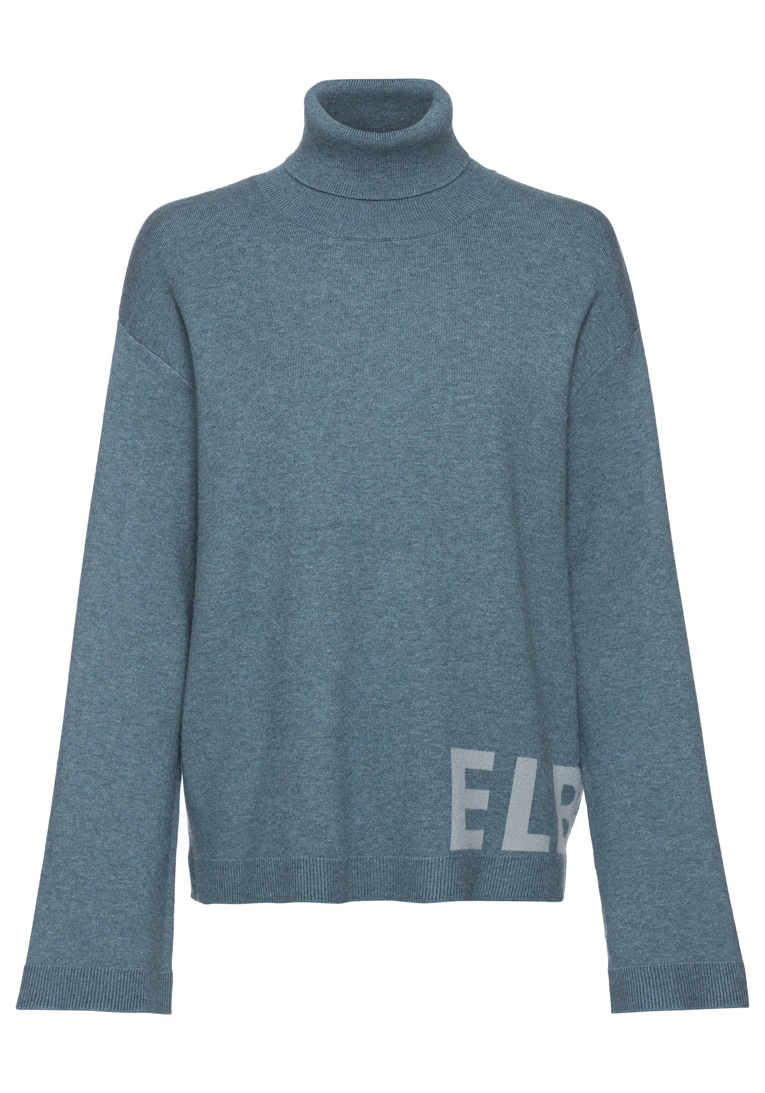 Elbsand Sweater Coltrui van hoogwaardige brei, loungewear