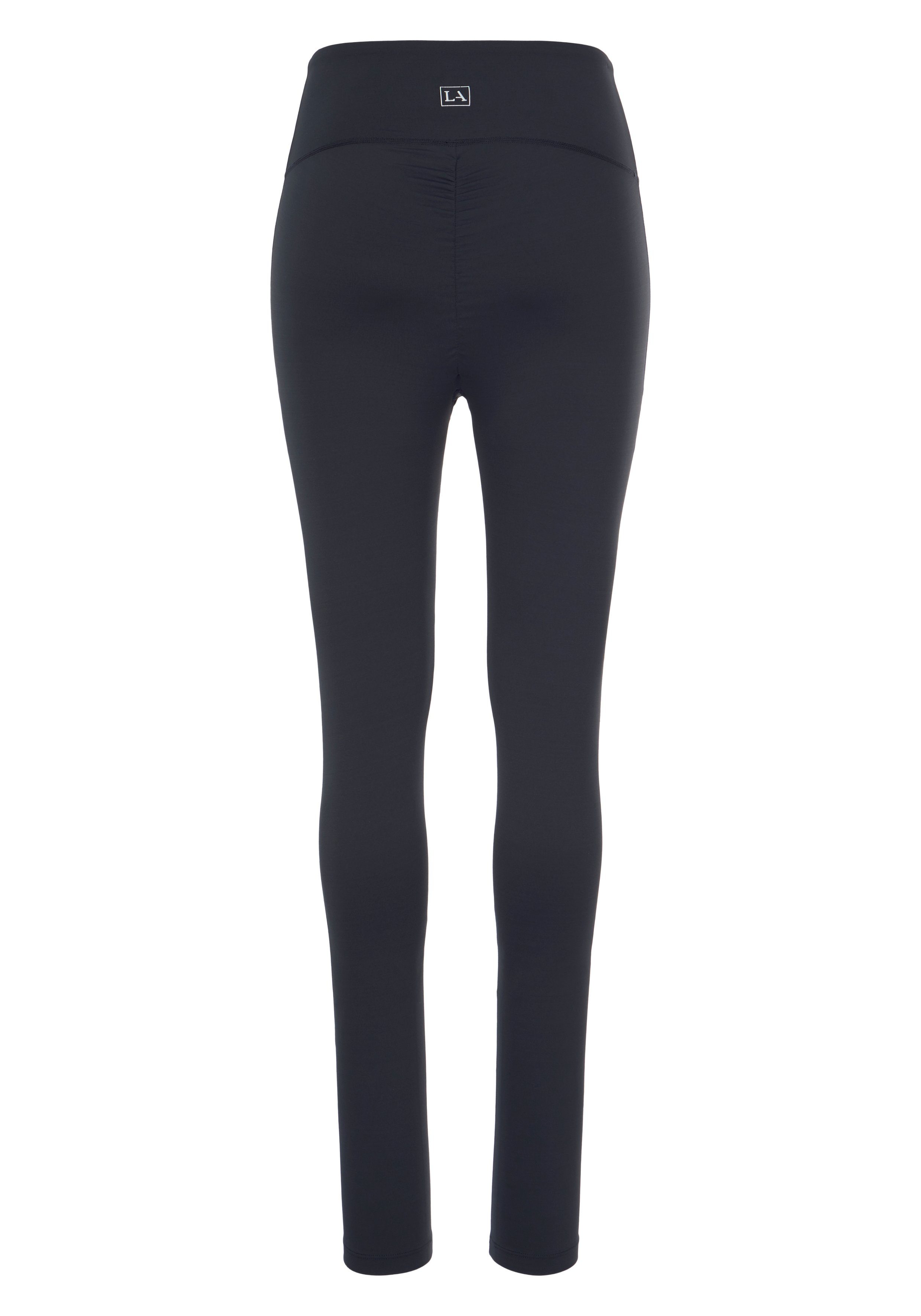 active by Lascana Functionele legging met kleine rimpeling, loungewear