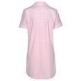 s.oliver red label beachwear nachthemd met opgestikte borstzak roze