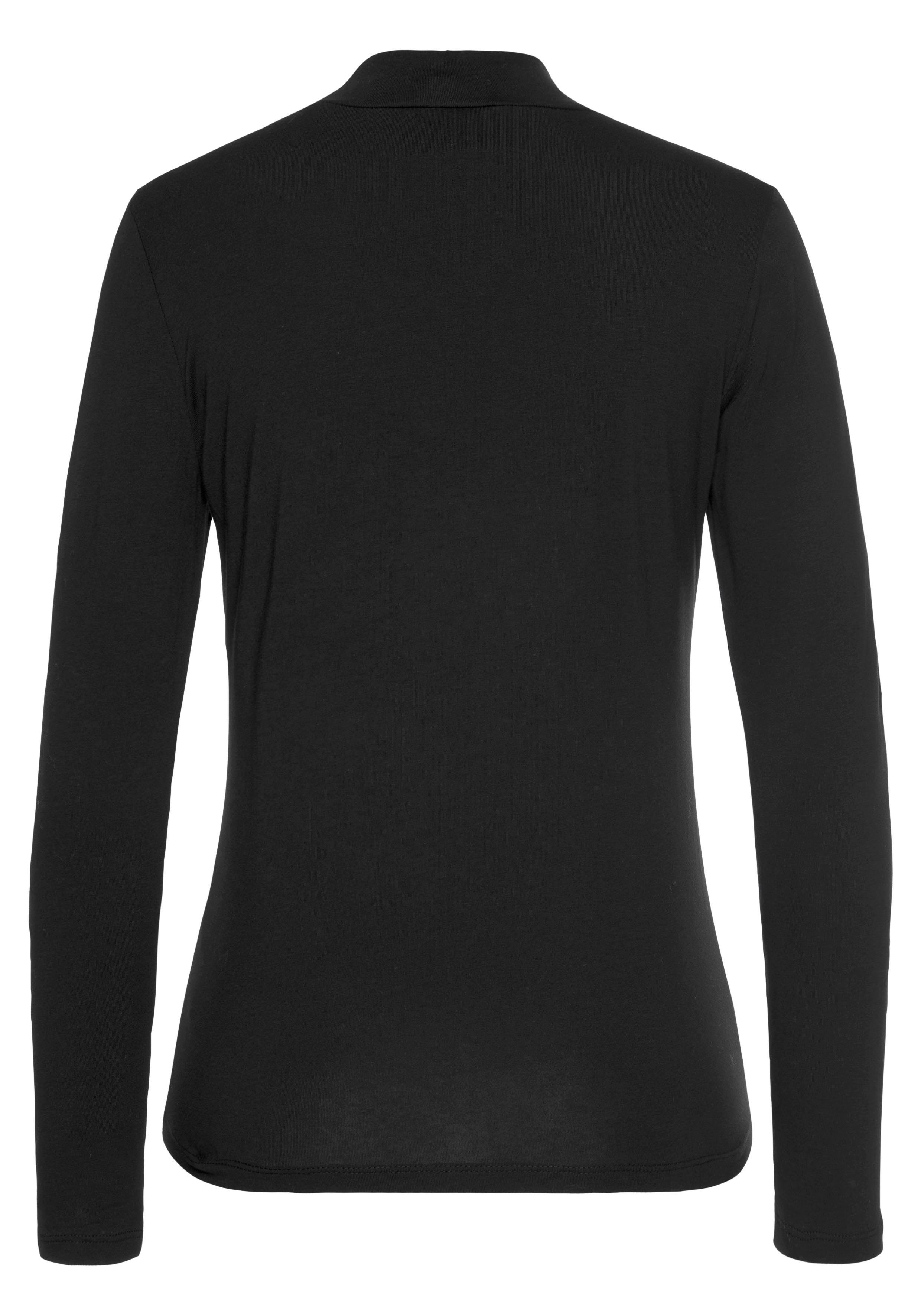 Lascana Shirt met staande kraag