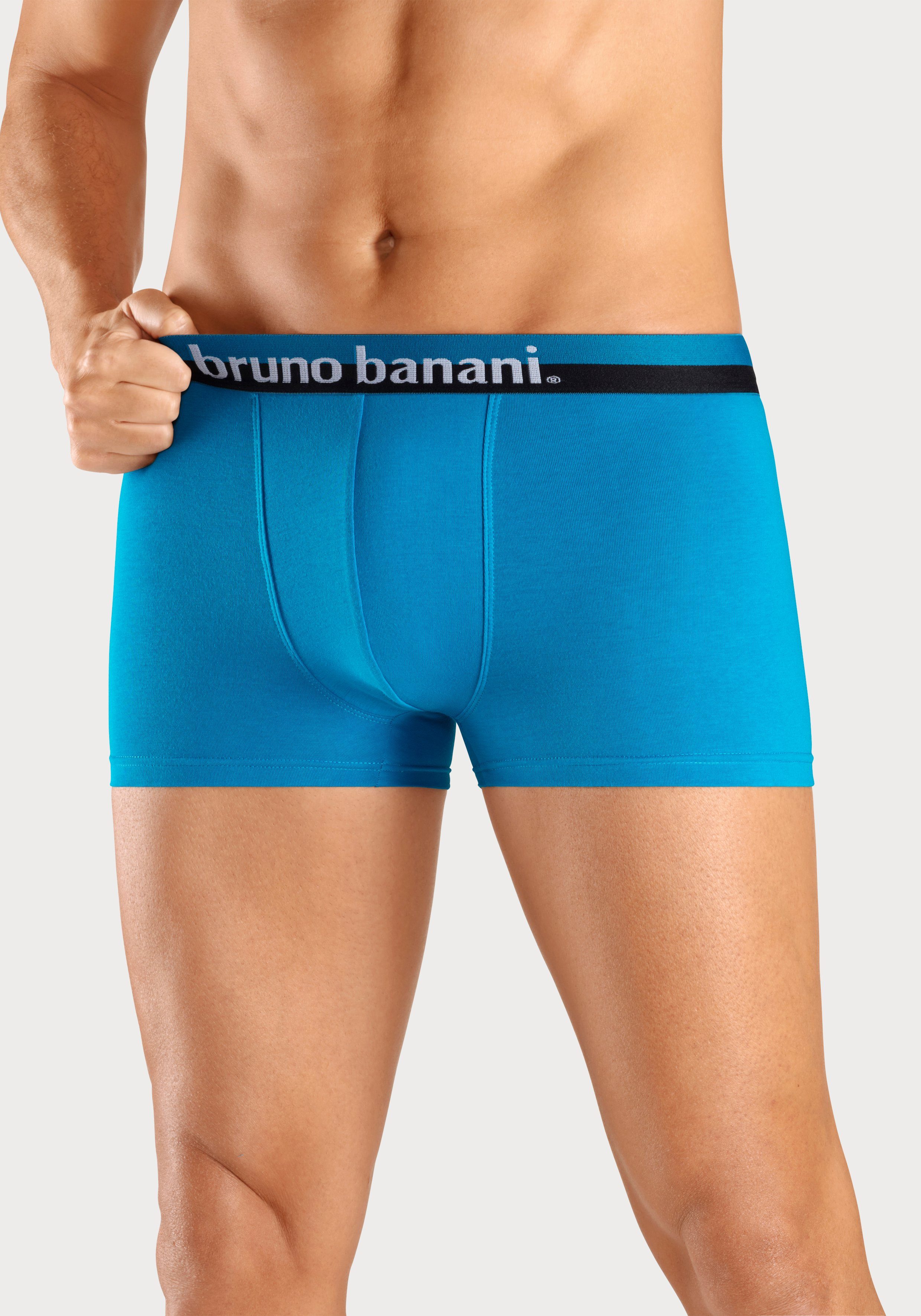 Bruno Banani Boxershort voor heren met superieure logoprint op de band (set, 4 stuks) heren maat XXL blauw