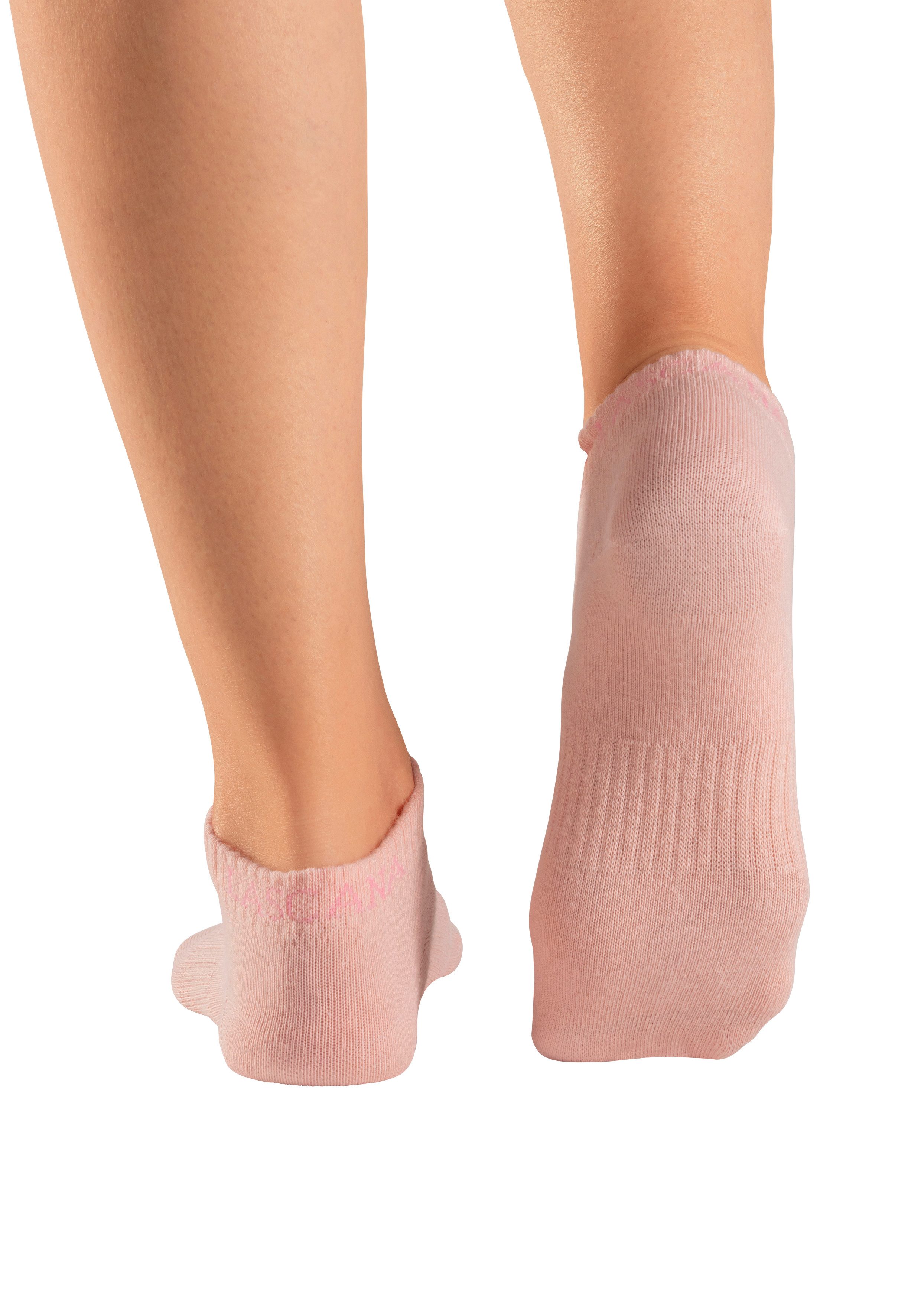active by Lascana Sneakersokken met ingebreid merklogo (set, 6 paar)