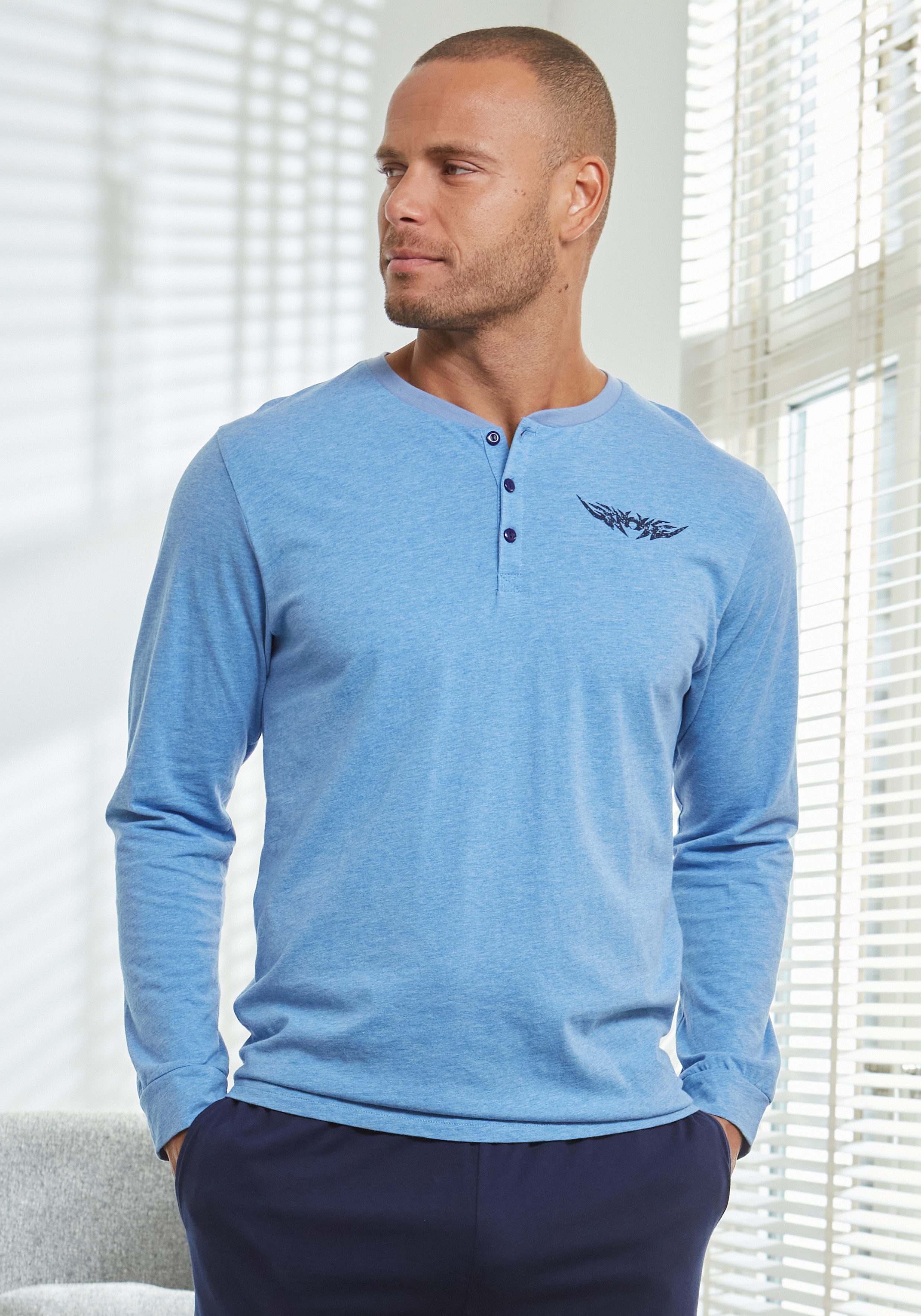 AUTHENTIC LE JOGGER Pyjama voor heren (2-delig, 1 stuk)