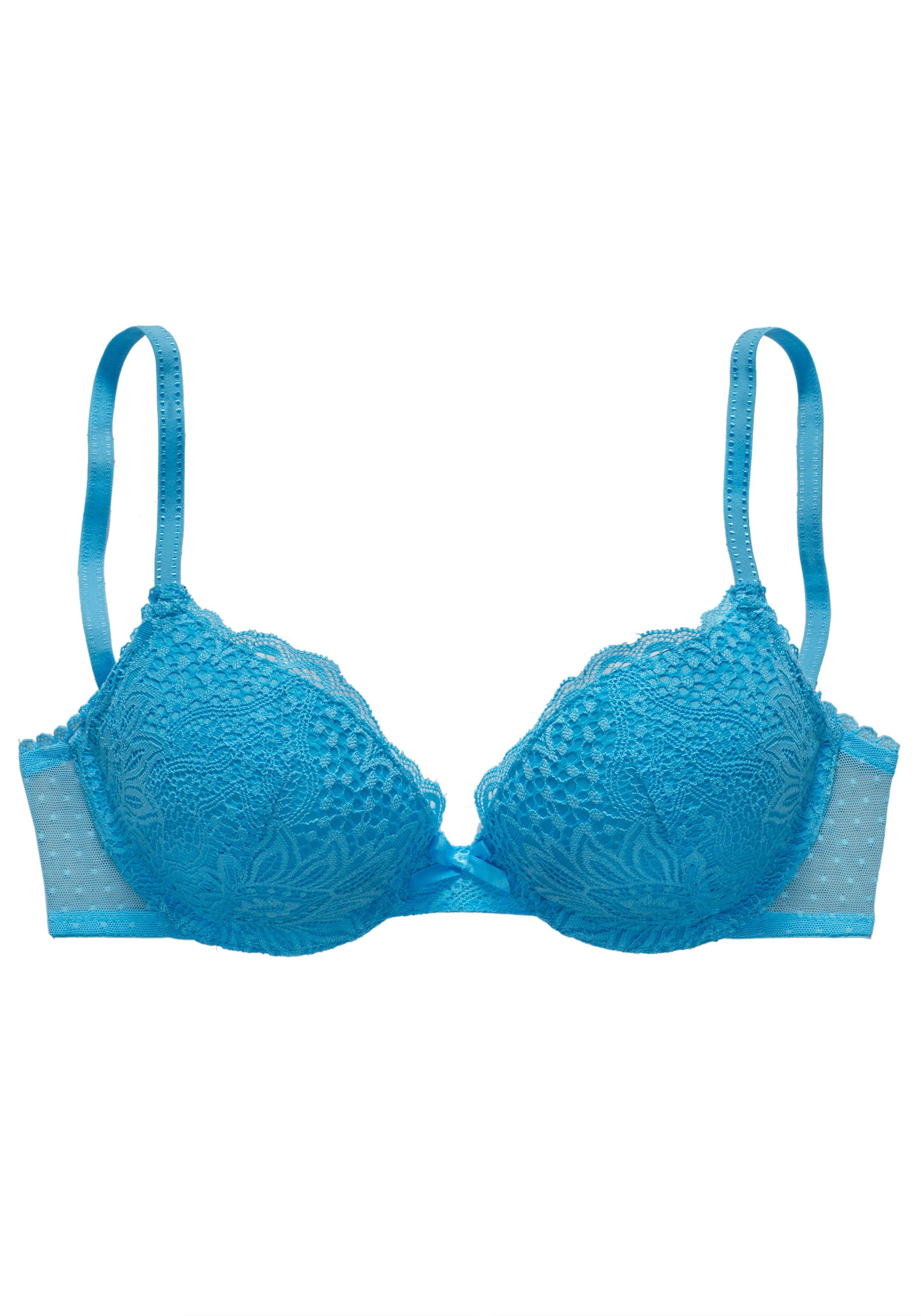 Vivance Push-up-bh rondom met gebloemd kant, dessous
