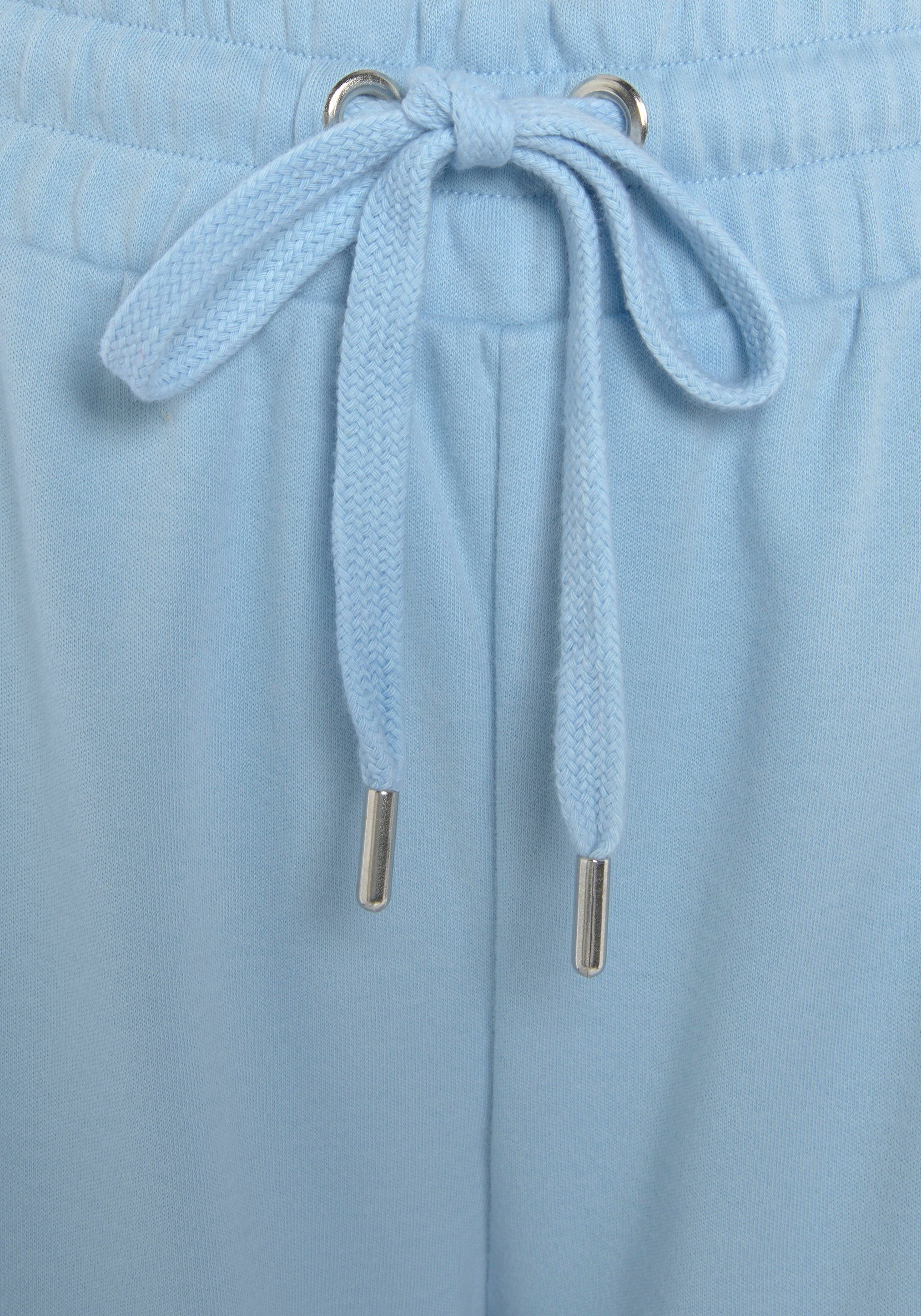 Lascana Sweatbroek -Loungebroek met uitlopende pijpen, loungewear