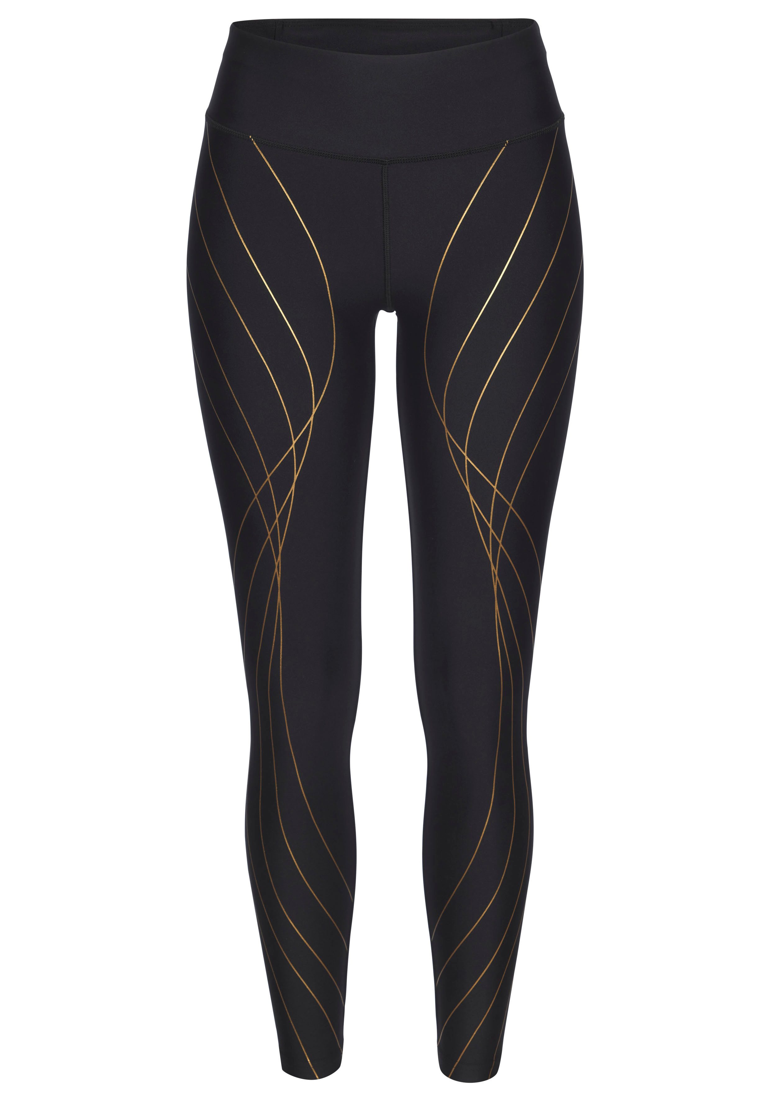 active by Lascana Legging met glinsterende print, sportleggings