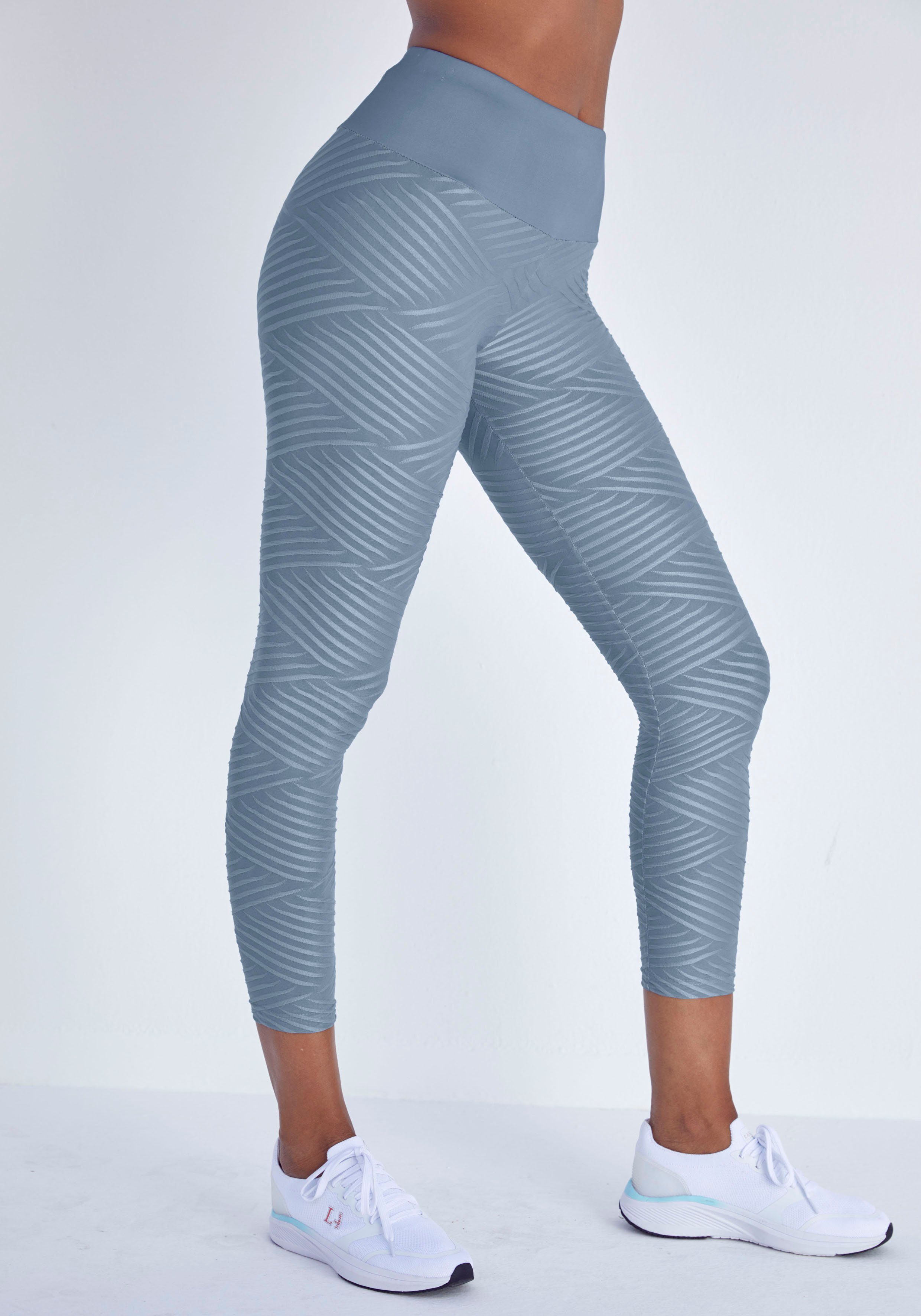 active by Lascana Legging -Sportleggings Sportleggings met 3D-structuur