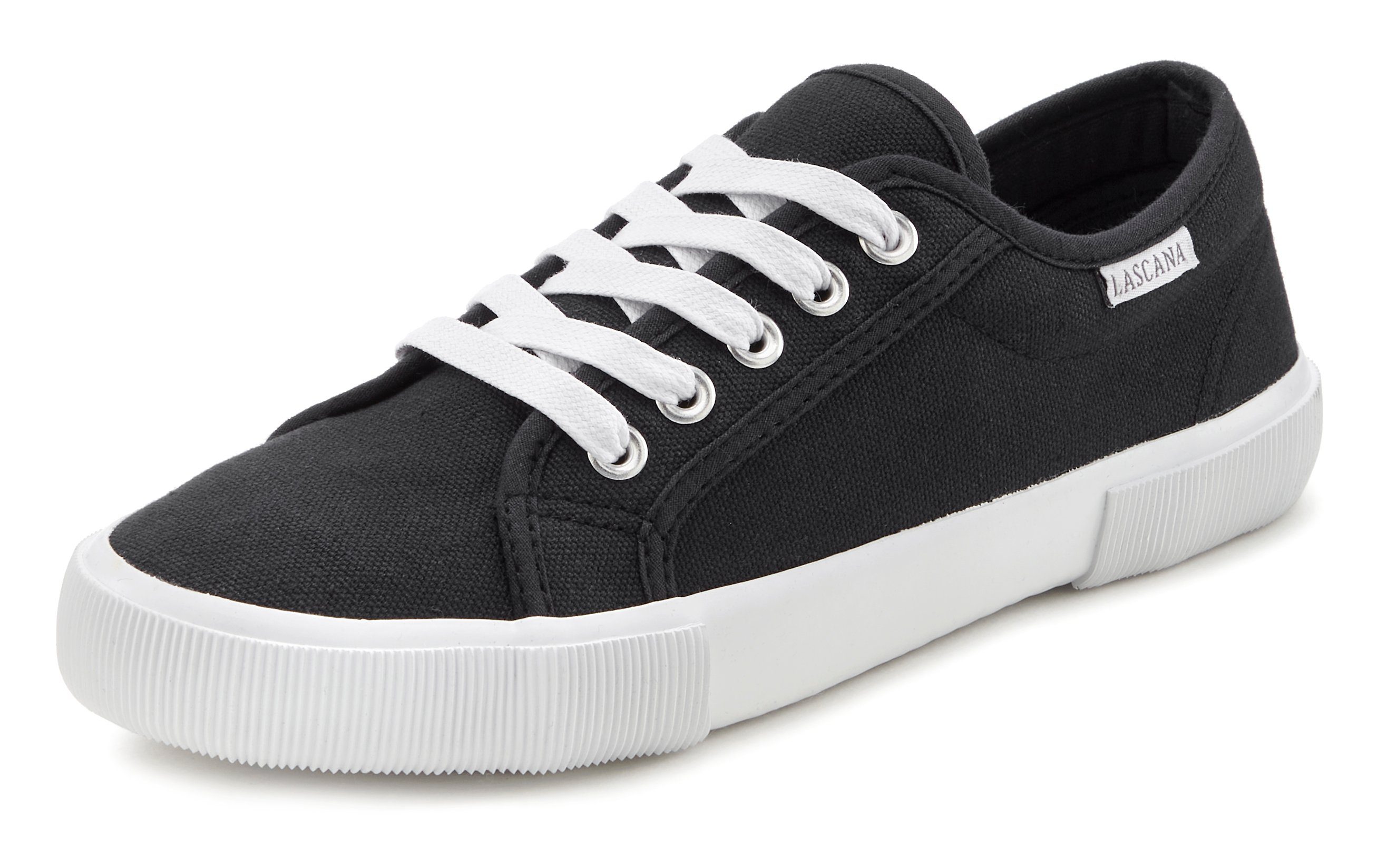 Lascana Sneakers van textiel, veterschoen, vrijetijdsschoen