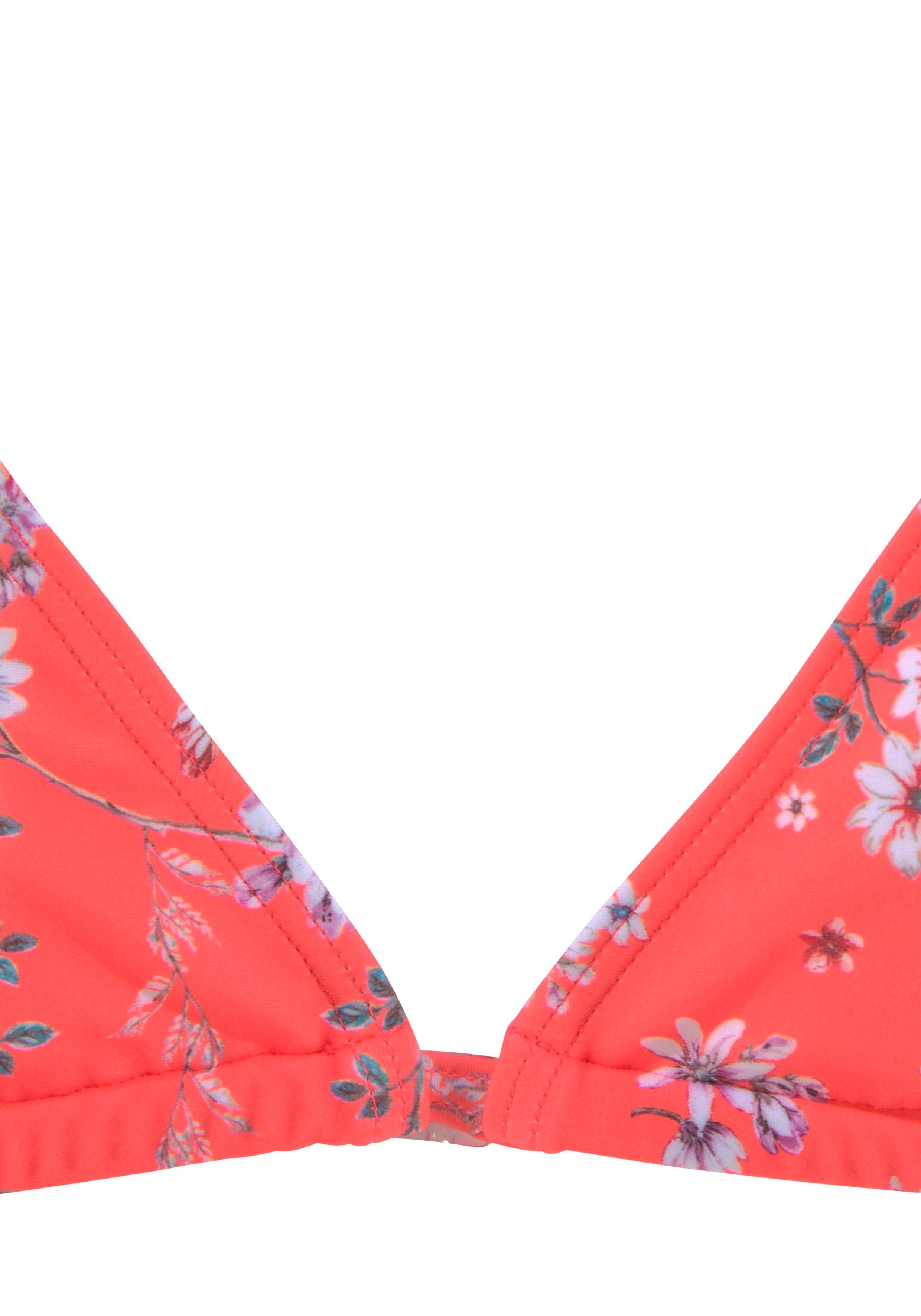 Sunseeker Triangelbikini Ditsy Kids met zomerse print