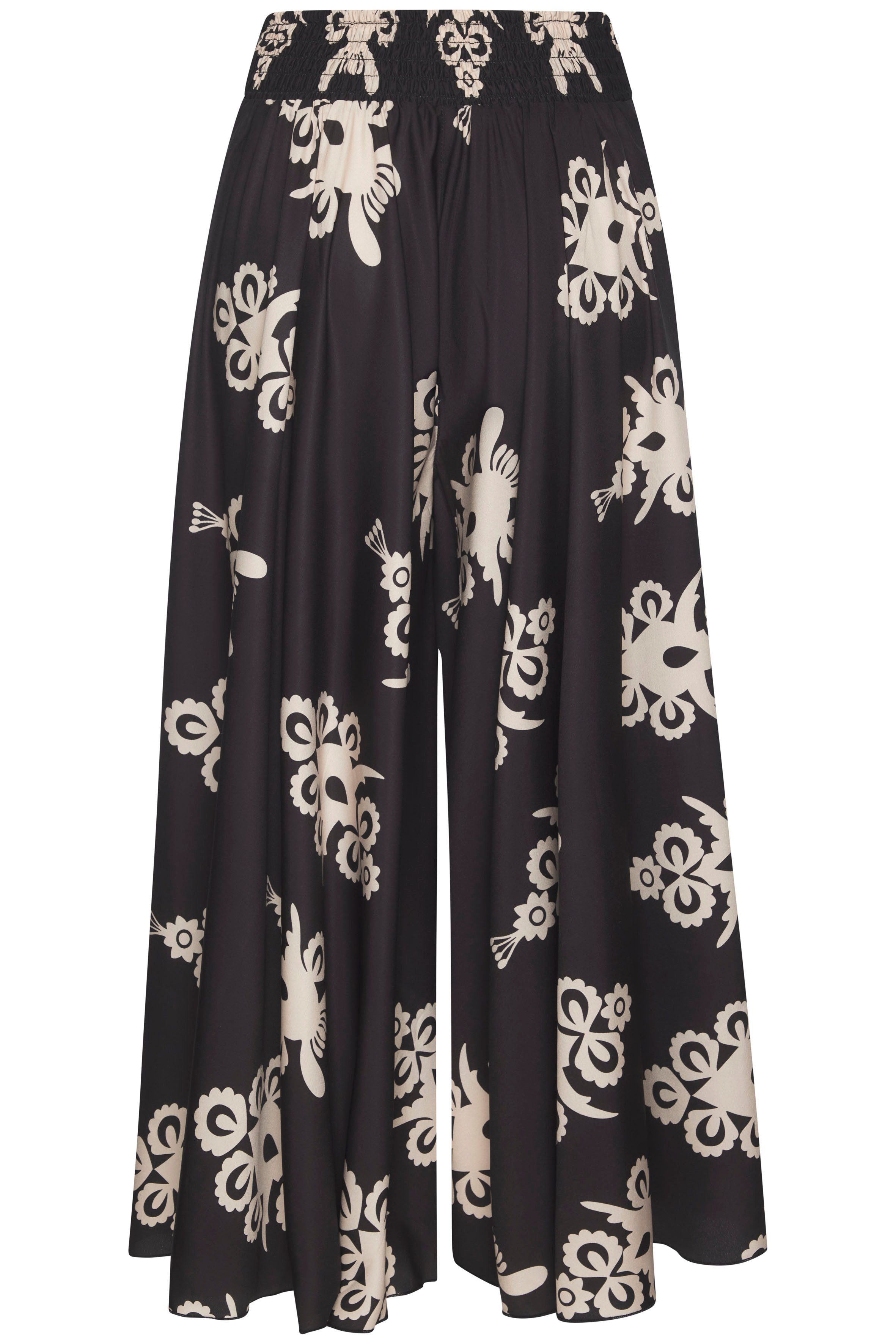 Lascana Broekrok met alloverdruk, culotte, strijkvrij
