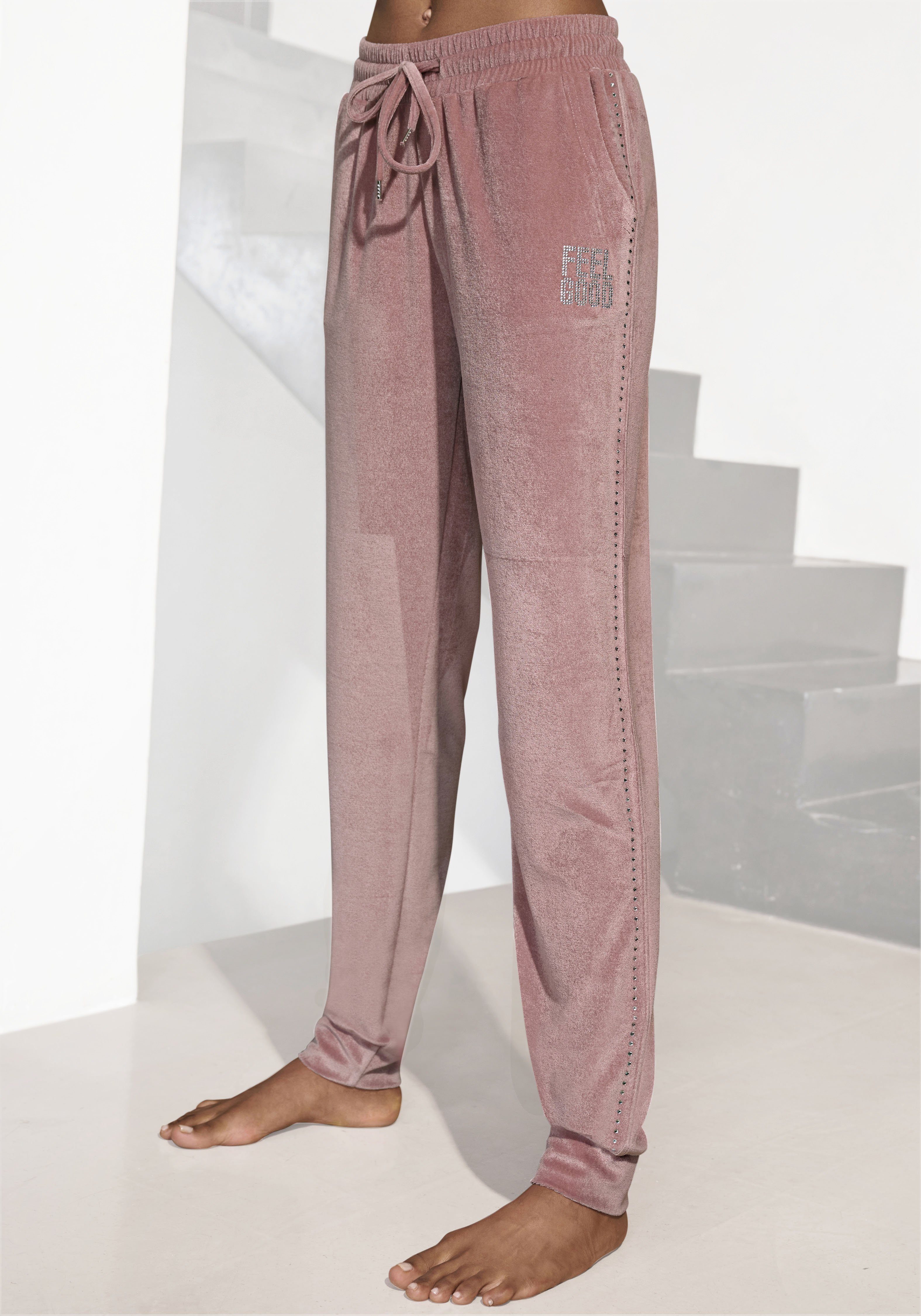 Vivance Nickybroek -Loungebroek met glitterprint
