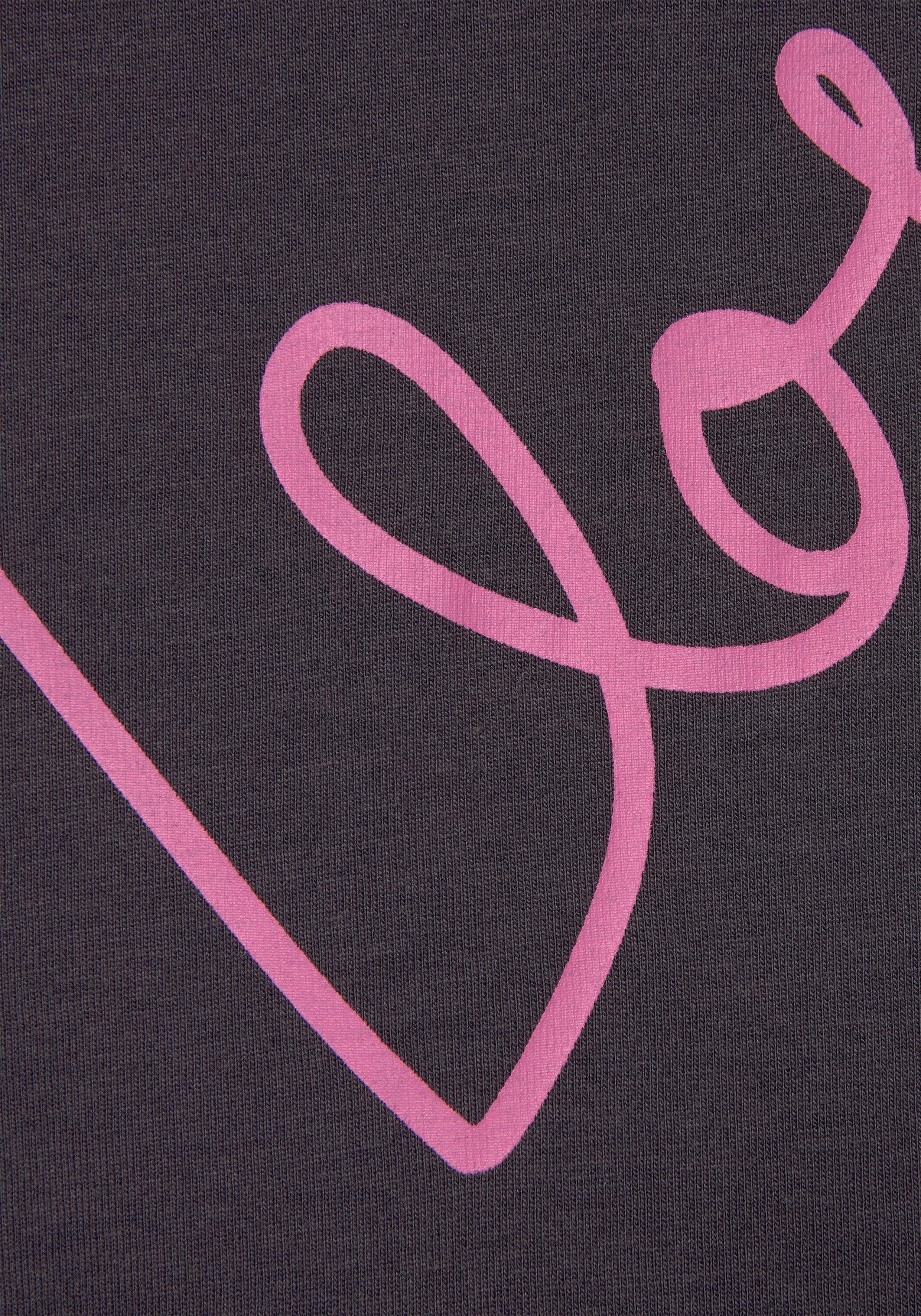Vivance Dreams Big-shirt met hartjesprint