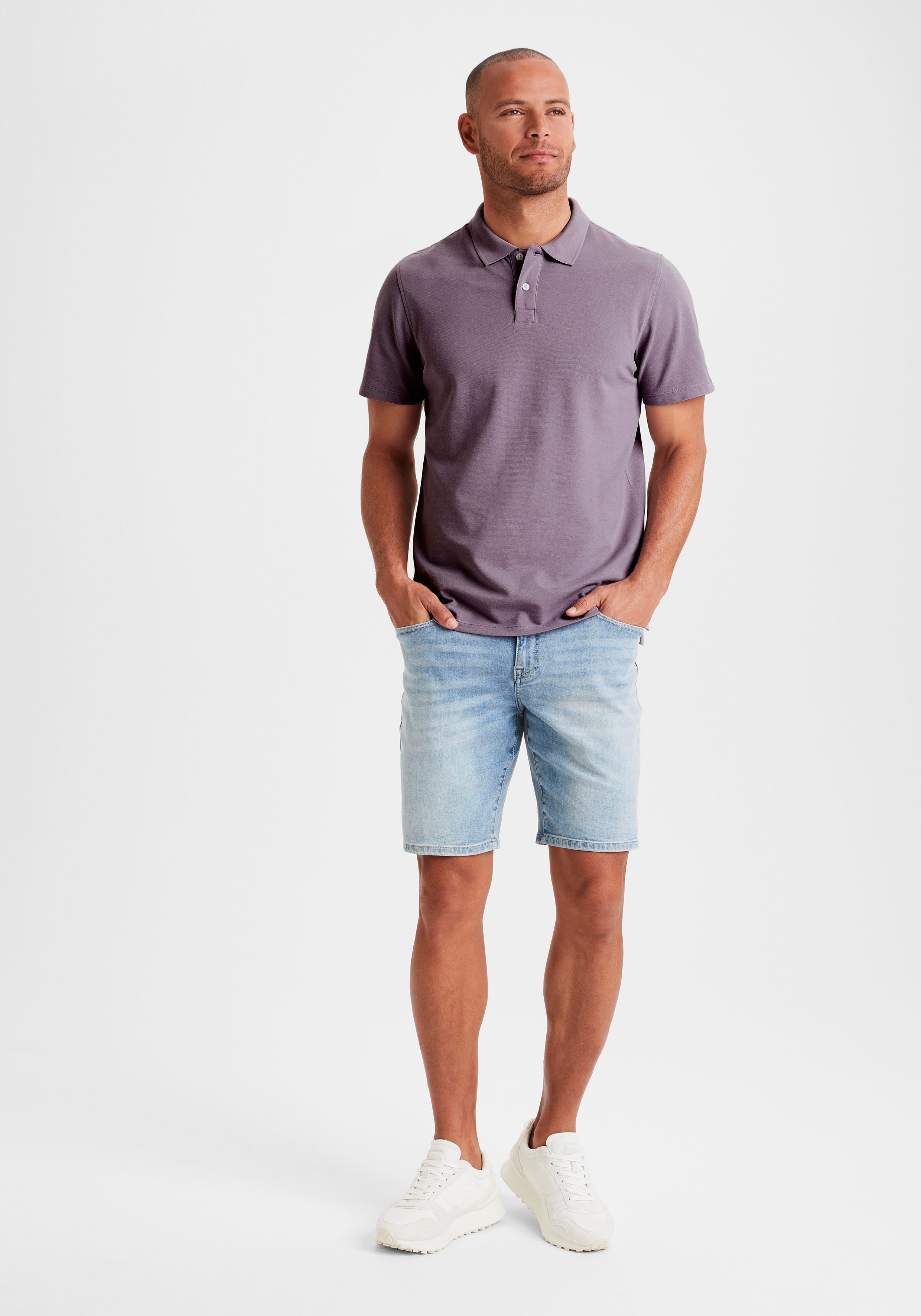 Beachtime Poloshirt Korte mouw, shirt met polokraag, katoen piqué