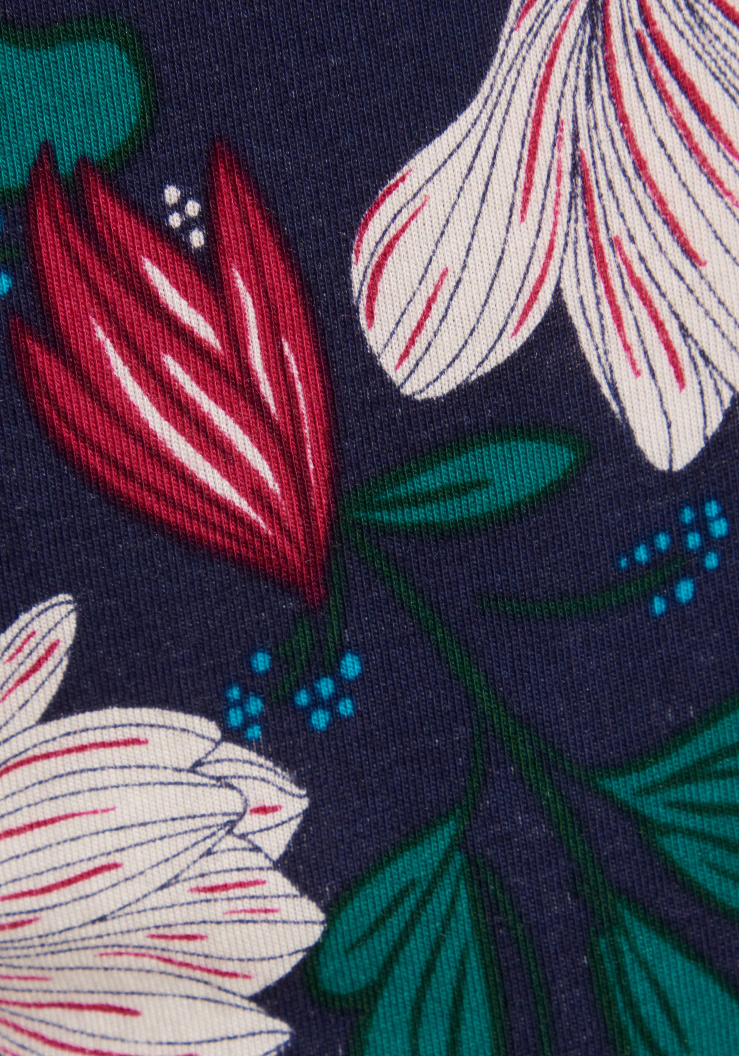 s.Oliver RED LABEL Beachwear Pyjamashort met een mooi motief